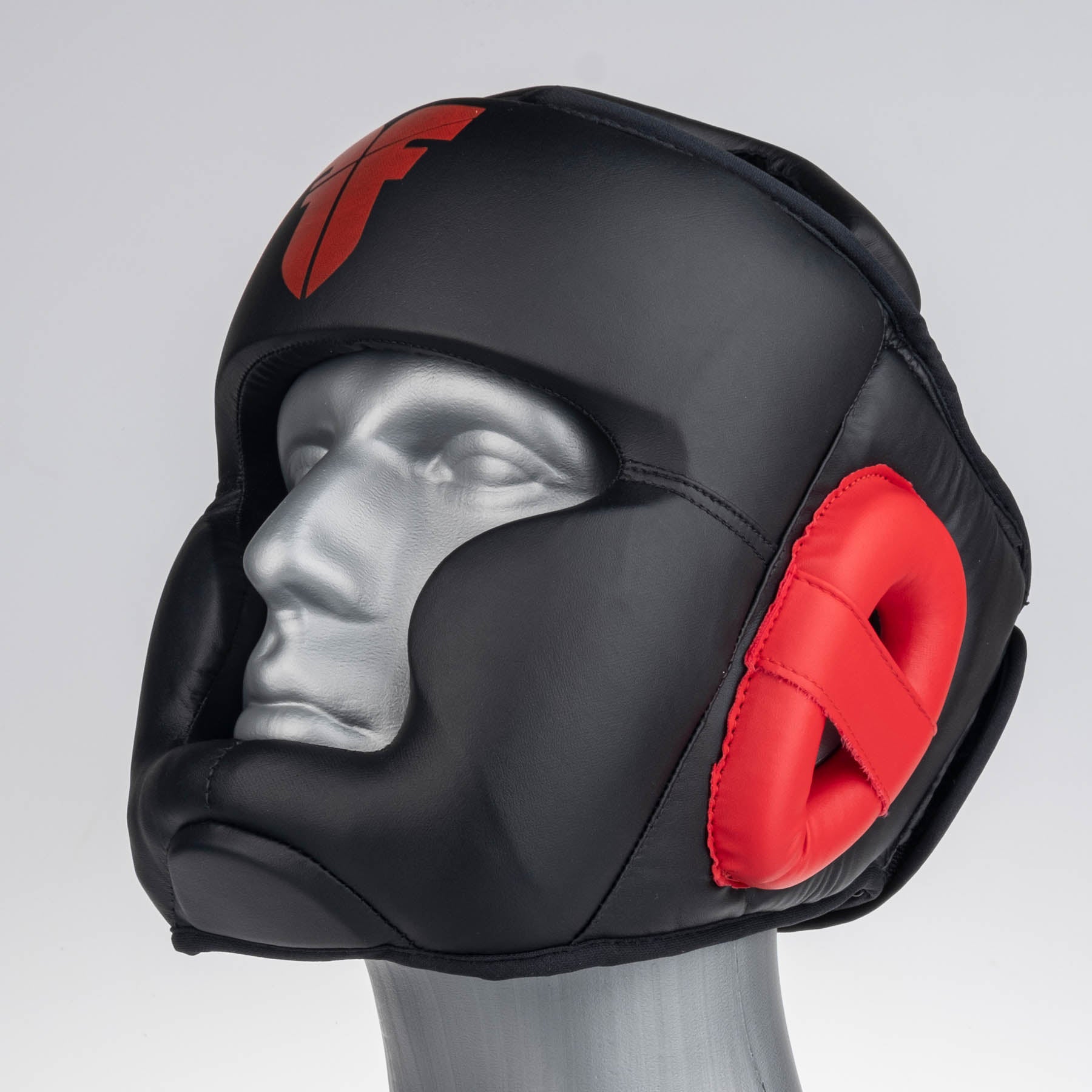 Fighter Headguard Sparring - schwarz/rot, JE1421PURED