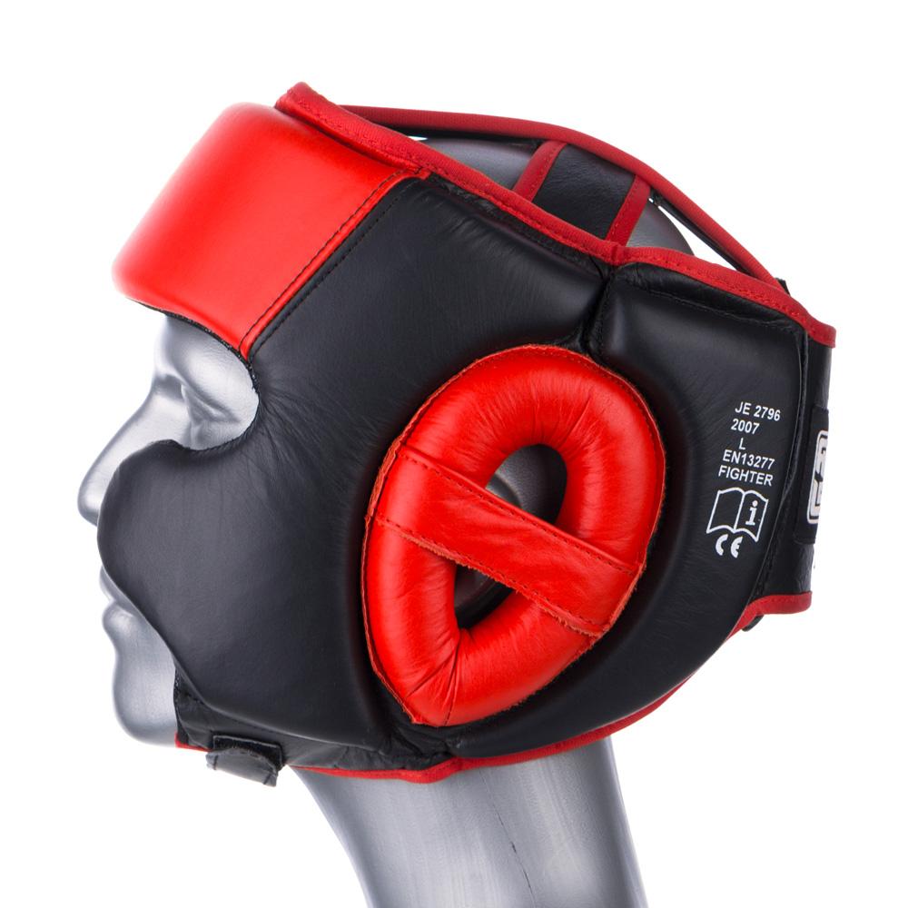 Kämpfer-Kopfschutz aus Leder