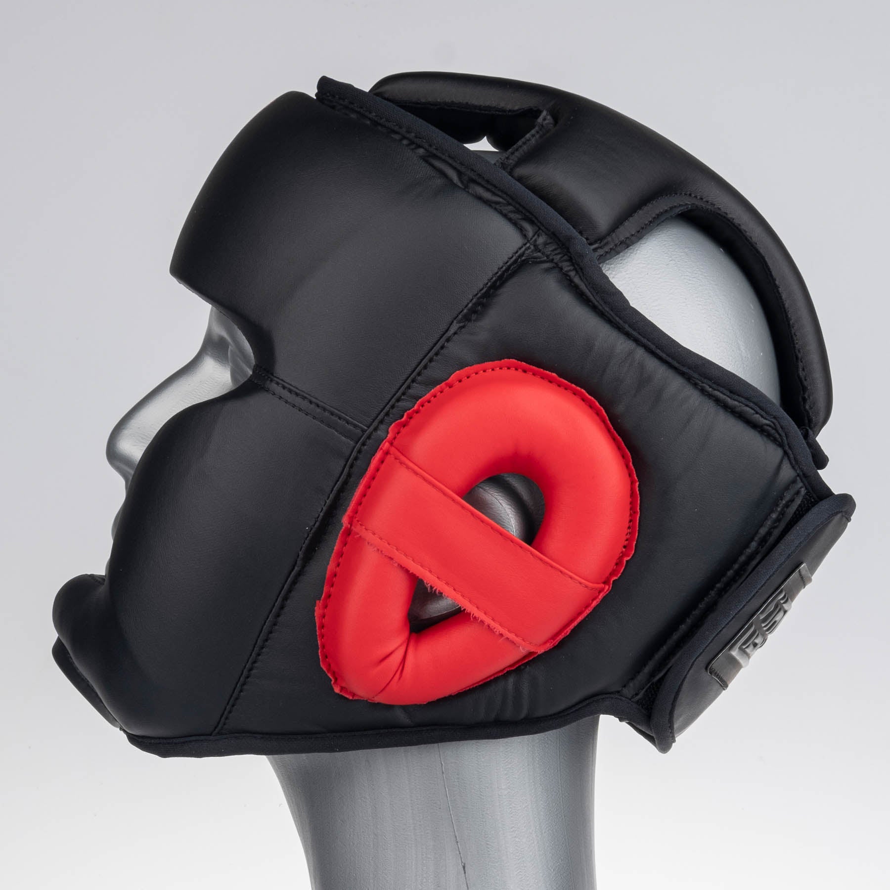 Fighter Headguard Sparring - schwarz/rot, JE1421PURED