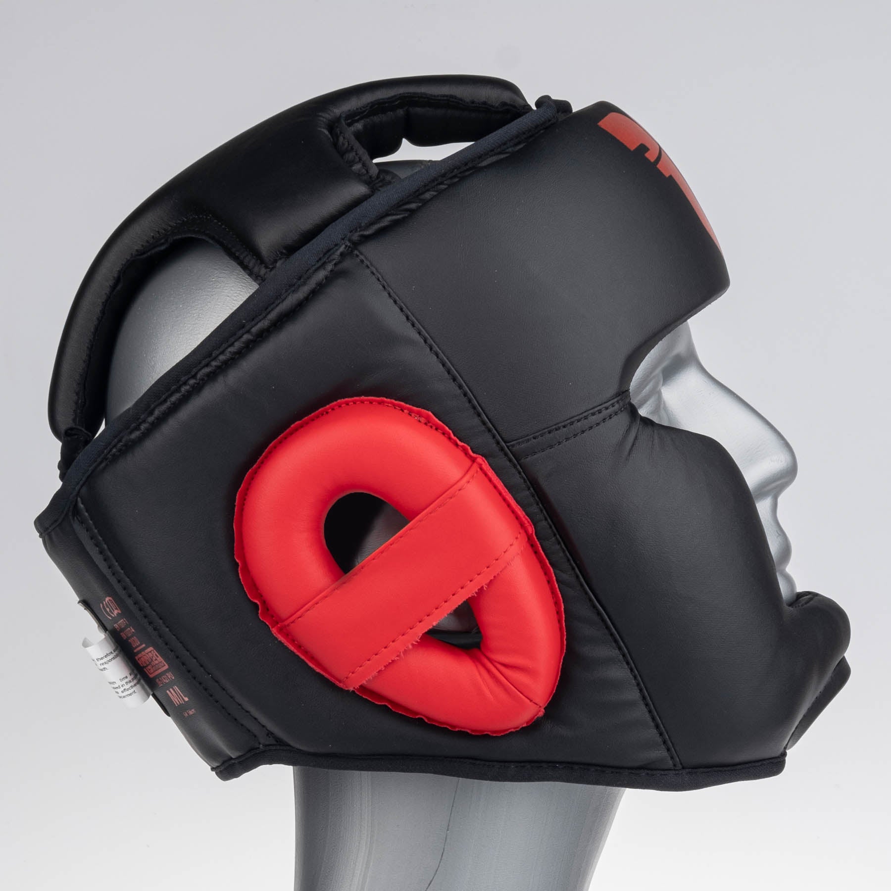Fighter Headguard Sparring - schwarz/rot, JE1421PURED