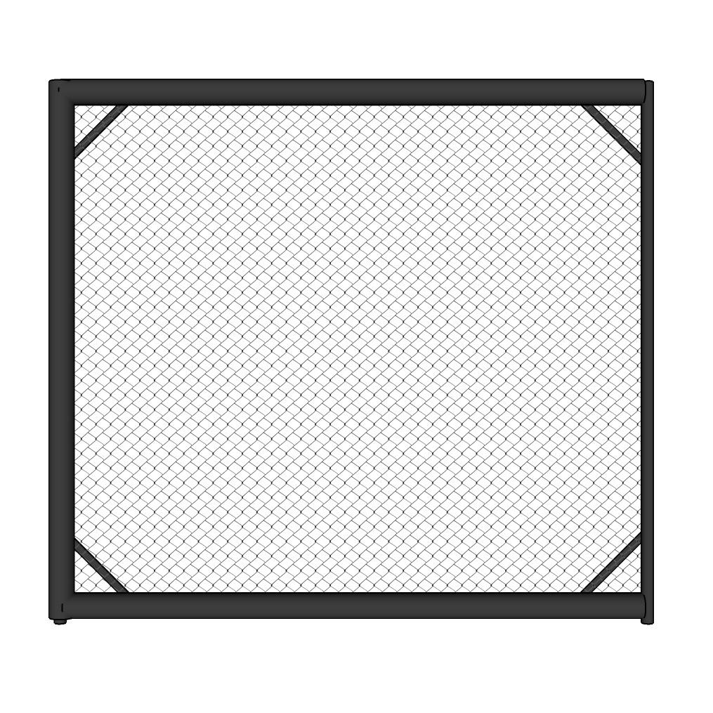 MMA Cage Panel With Left Side Padding