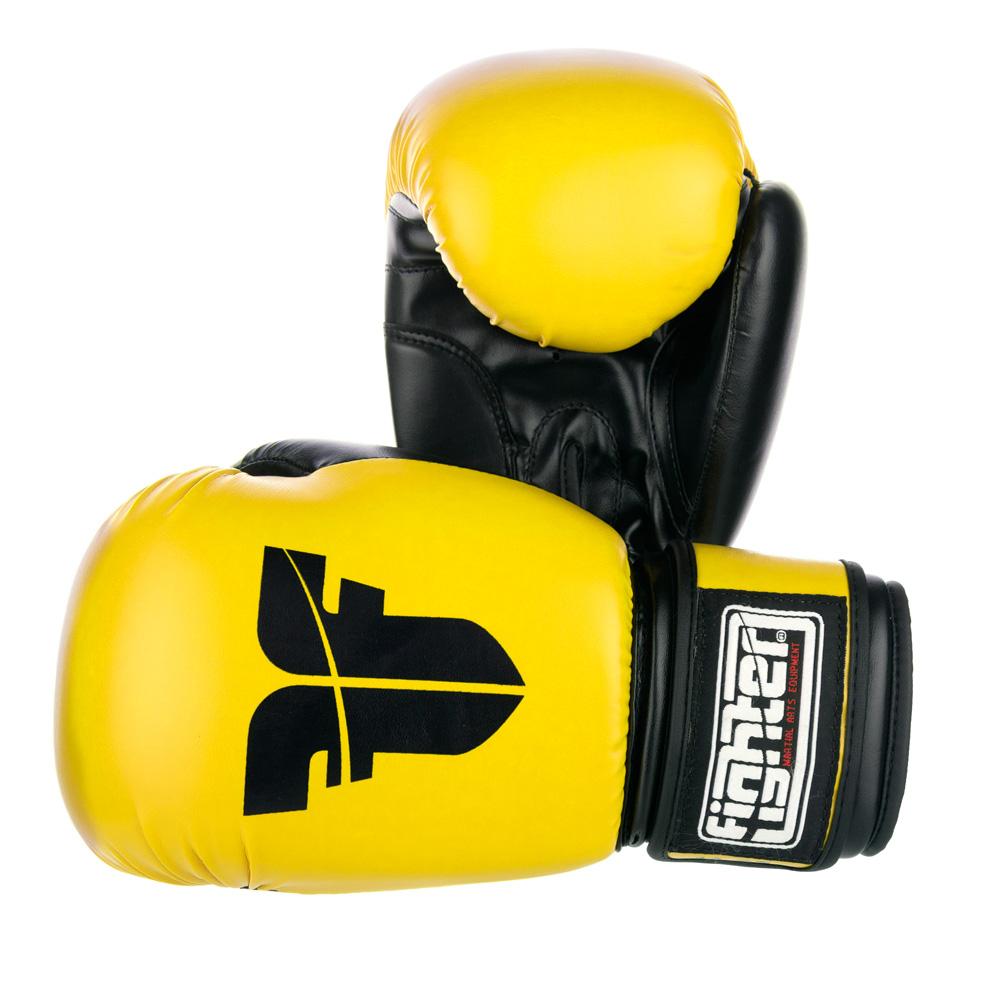 Fighter Basic Gloves - neon yellow/black