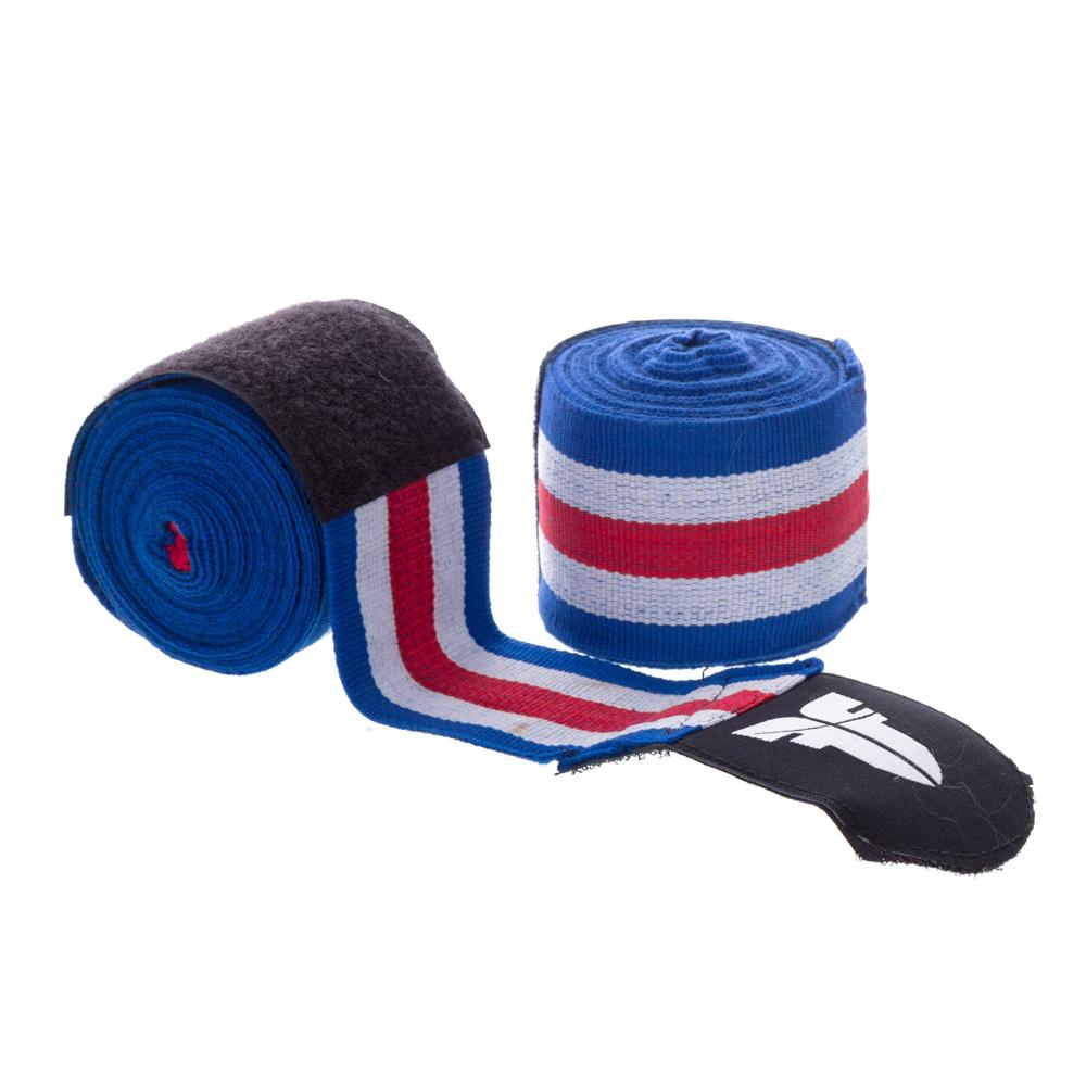 Fighter Handwraps - blue/white/red