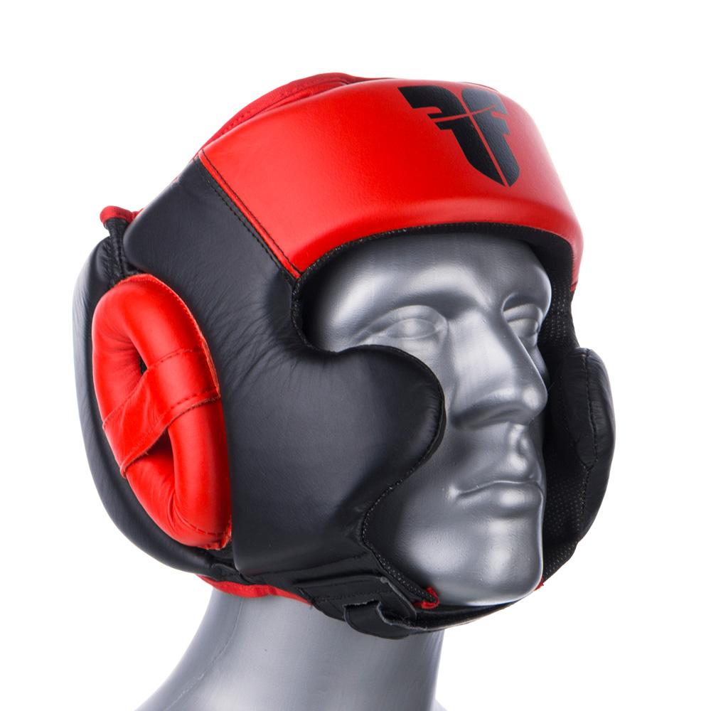 Kämpfer-Kopfschutz aus Leder