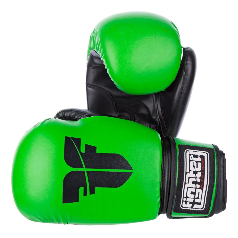 Fighter Basic Handschuhe - neongrün/schwarz