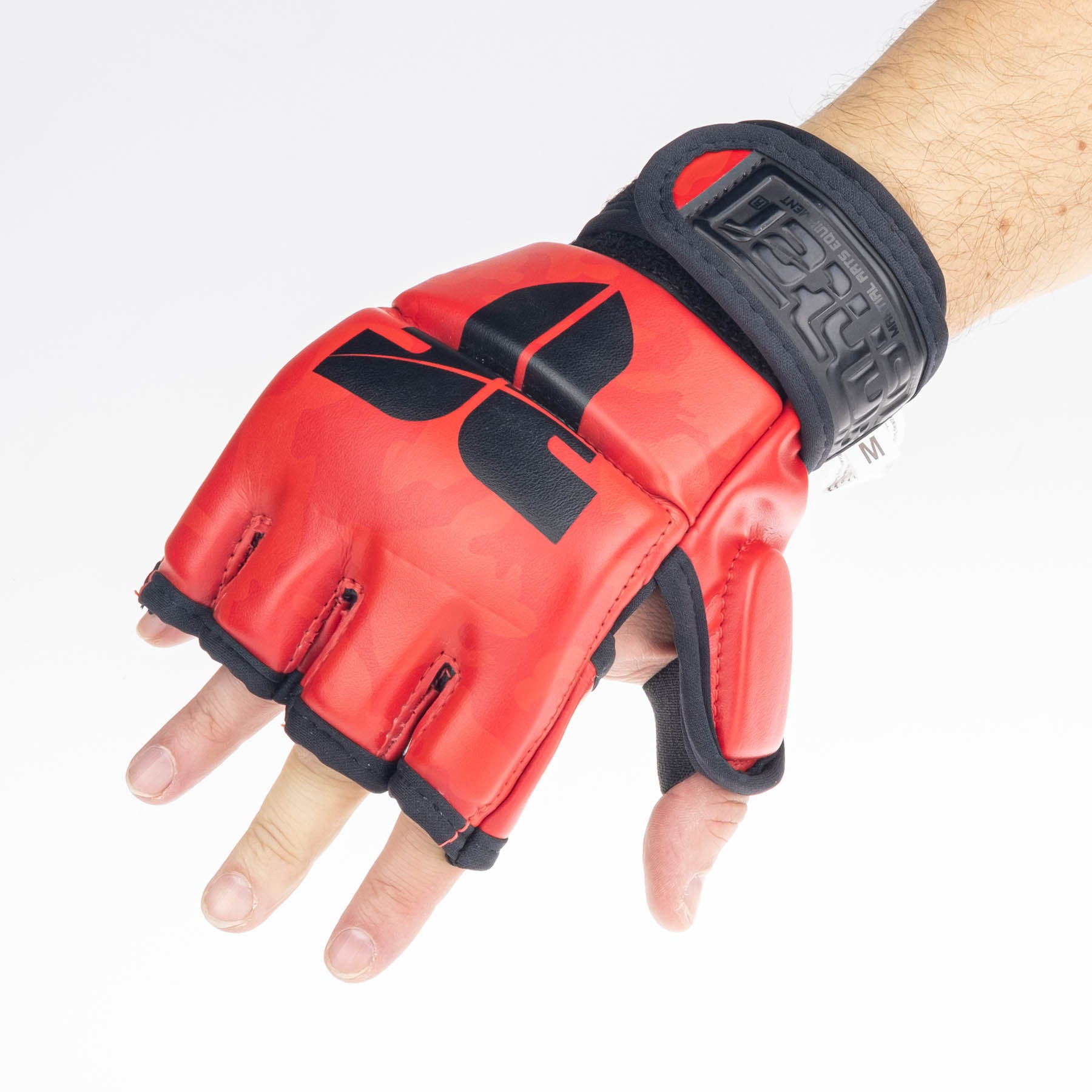 MMA Handschuhe Fighter Competition - rot/camo