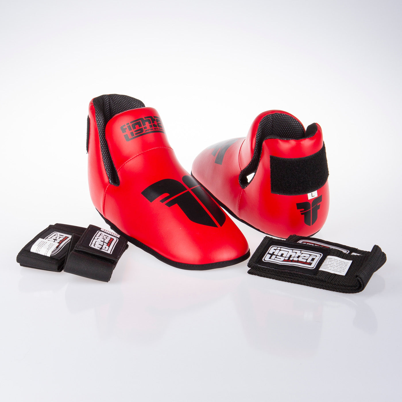 Fighter Strap Kicks - red, FFG-001NR