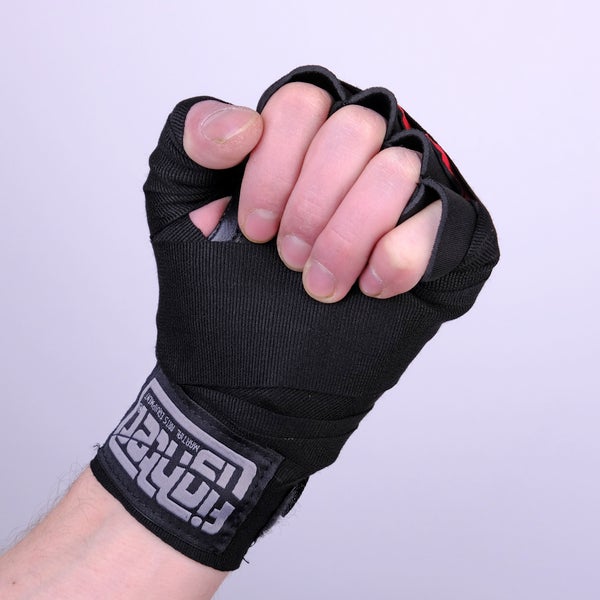 Fighter Gel Hand Wraps - black/khaki, FGWN-001BK