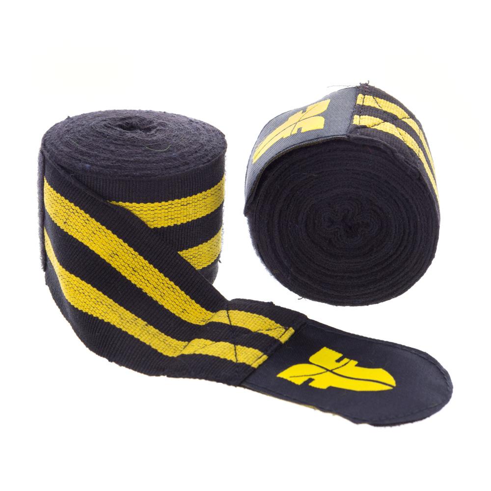 Fighter  Handwraps - black/yellow