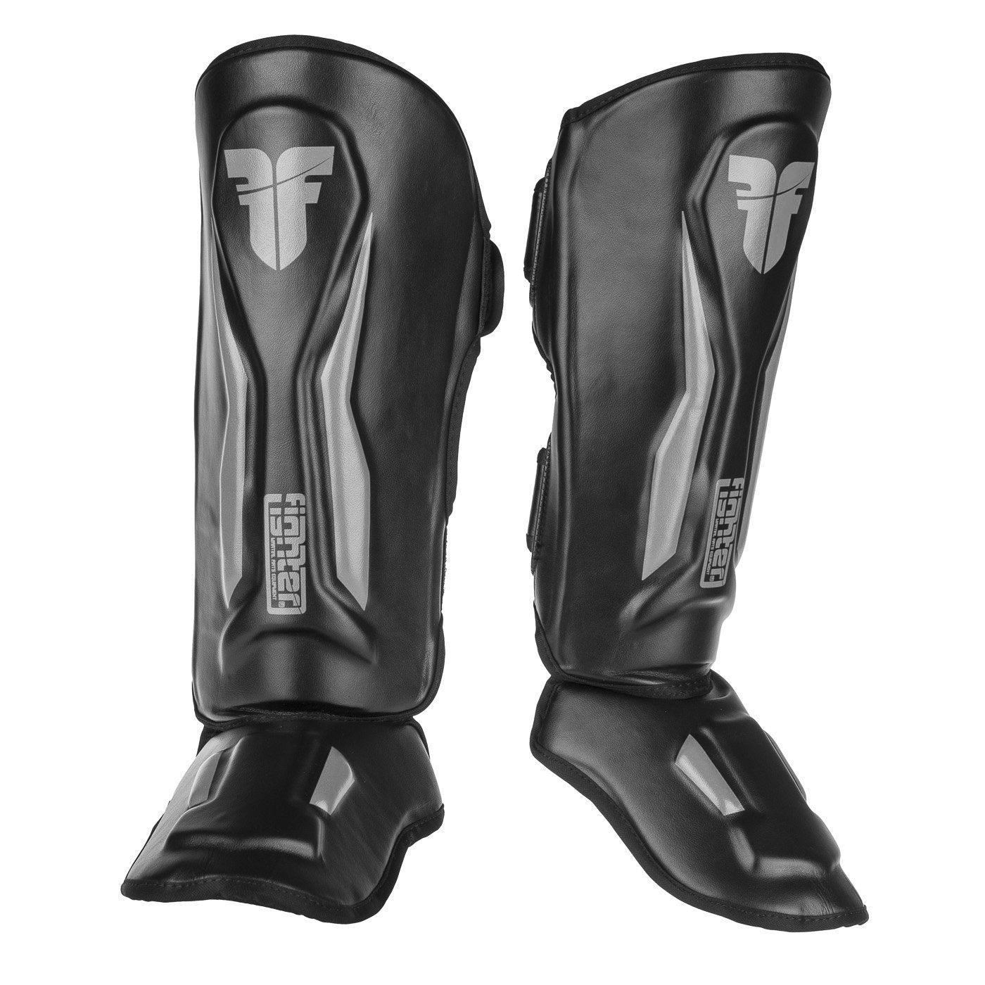 Fighter Shinguards Thai Ergo - black/gray