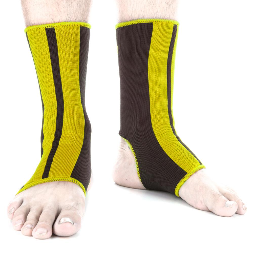 Fighter Ankle Support - black/yellow, FAS-02