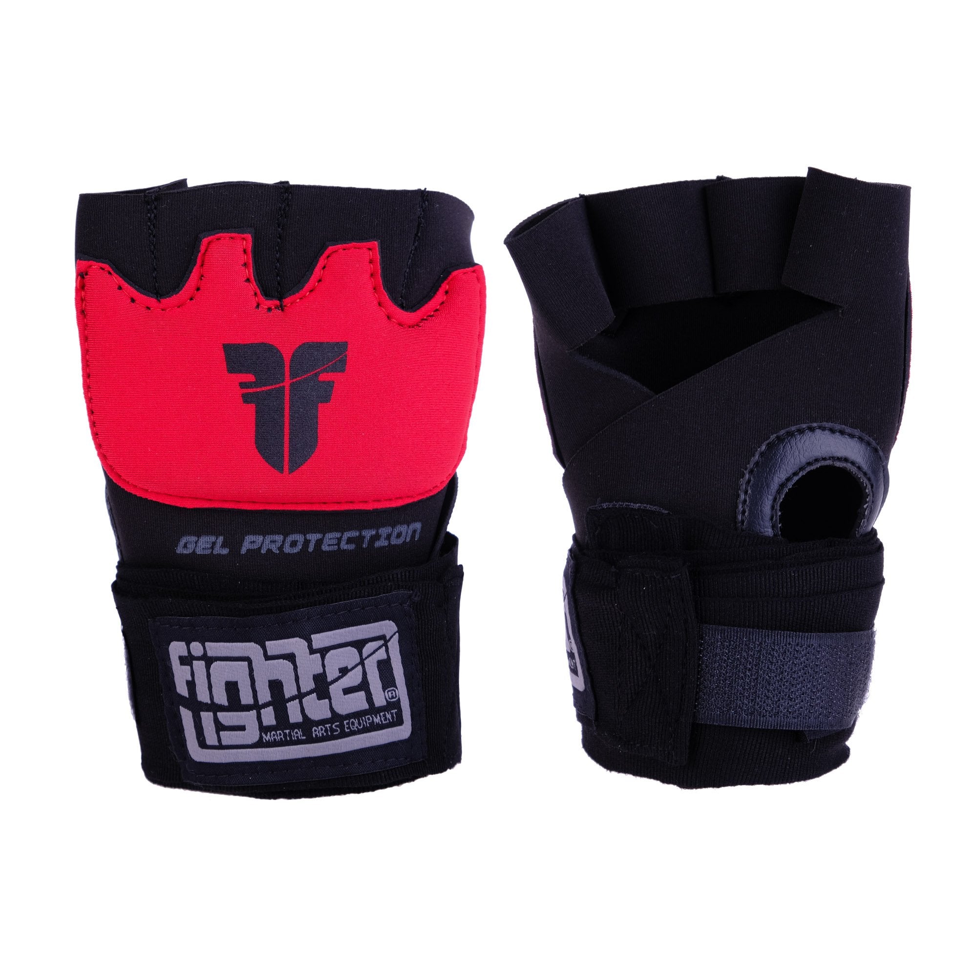 Fighter Strap - Gelbandagen - schwarz/rot