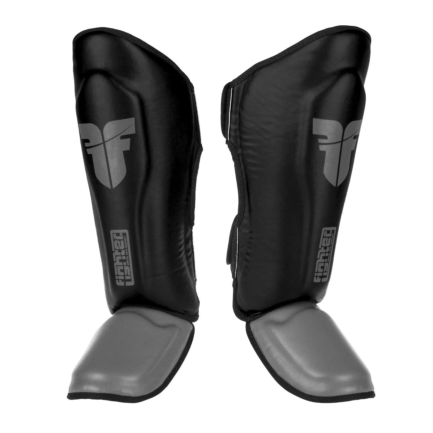 Fighter Shinguards Thai Classic - black/gray