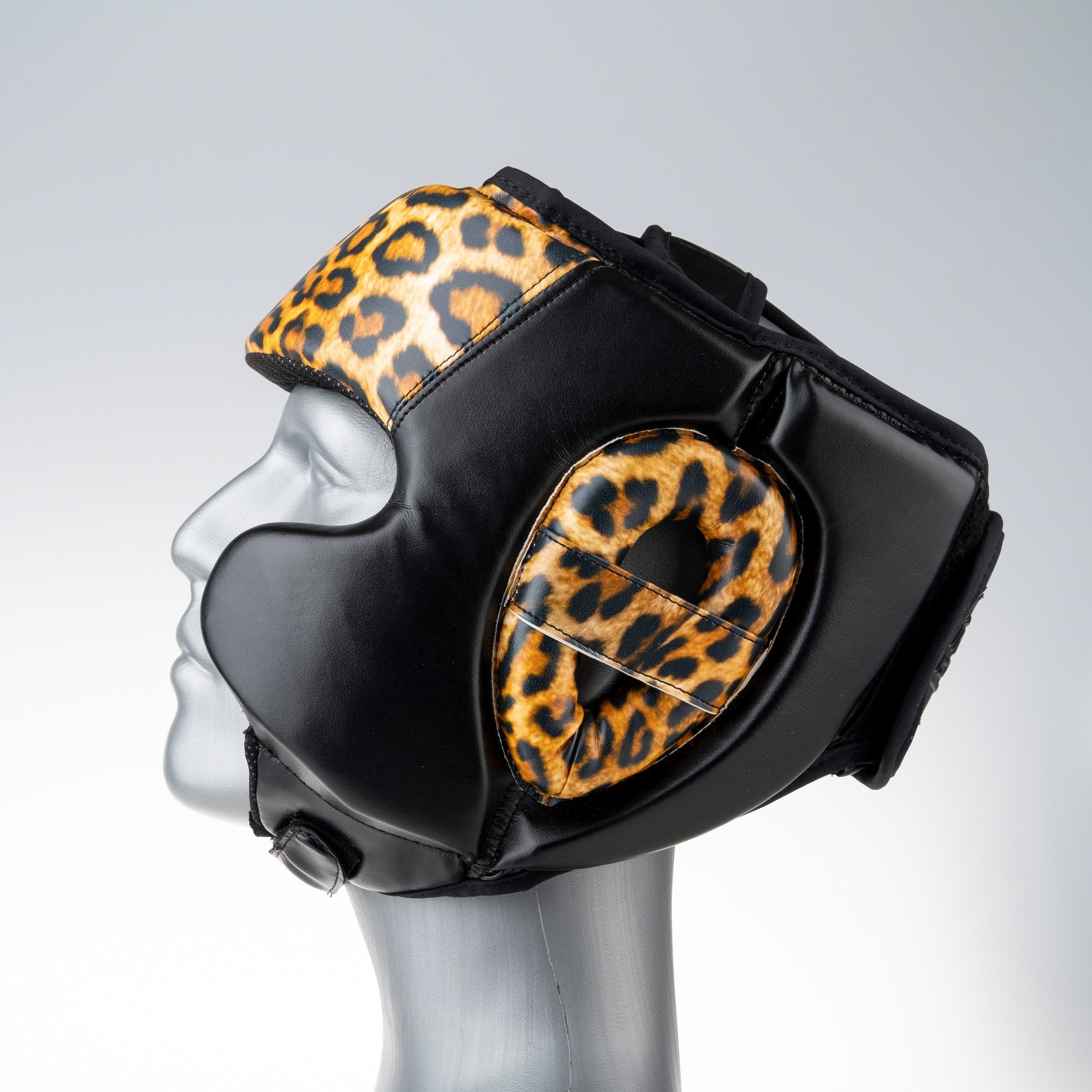 Headguard Fighter Sparring Pro Jungle Series - Leopard