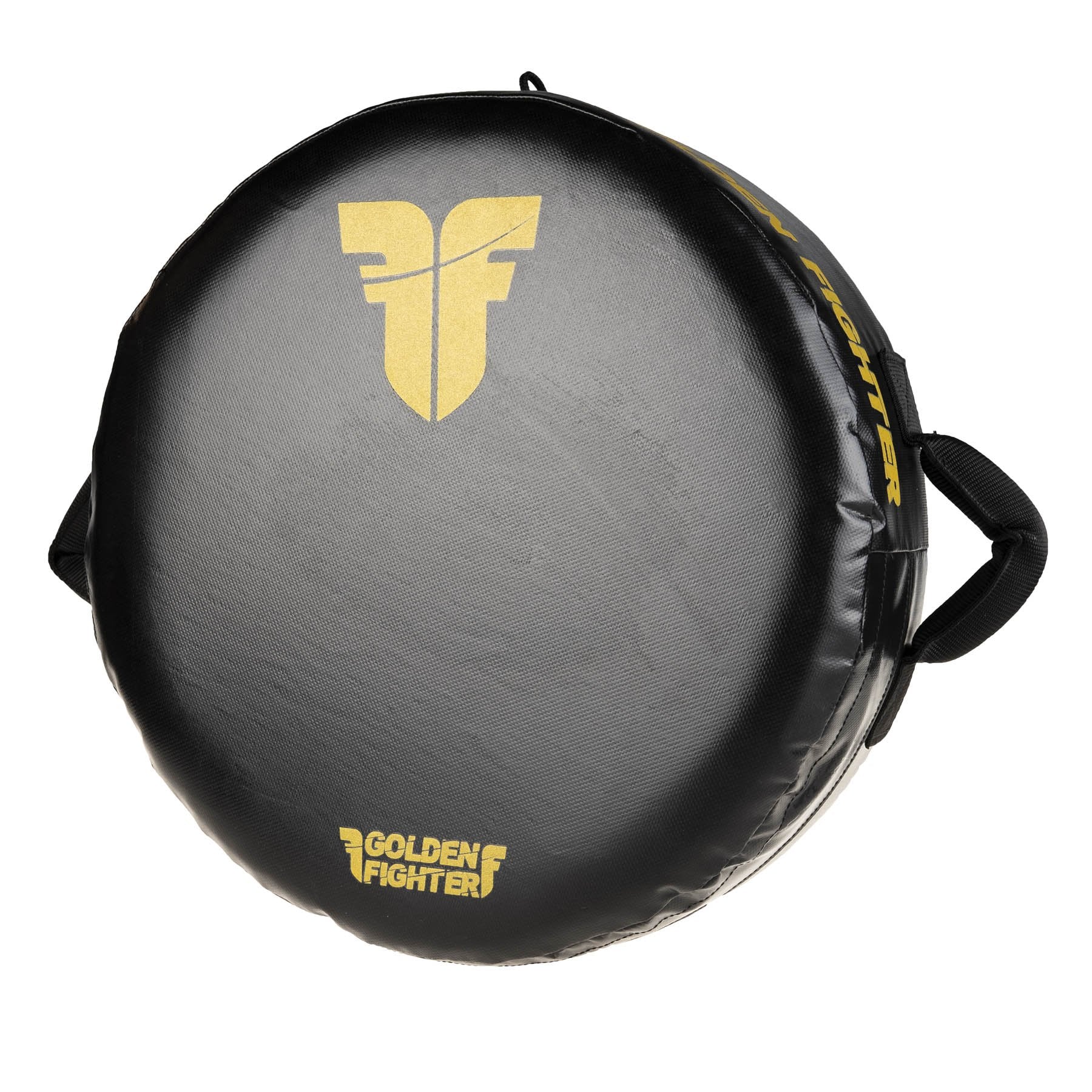 Fighter Round Shield - Golden Fighter