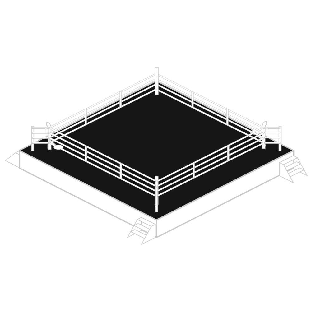 Boxring Canvas - schwarz - 5m - 7,8m