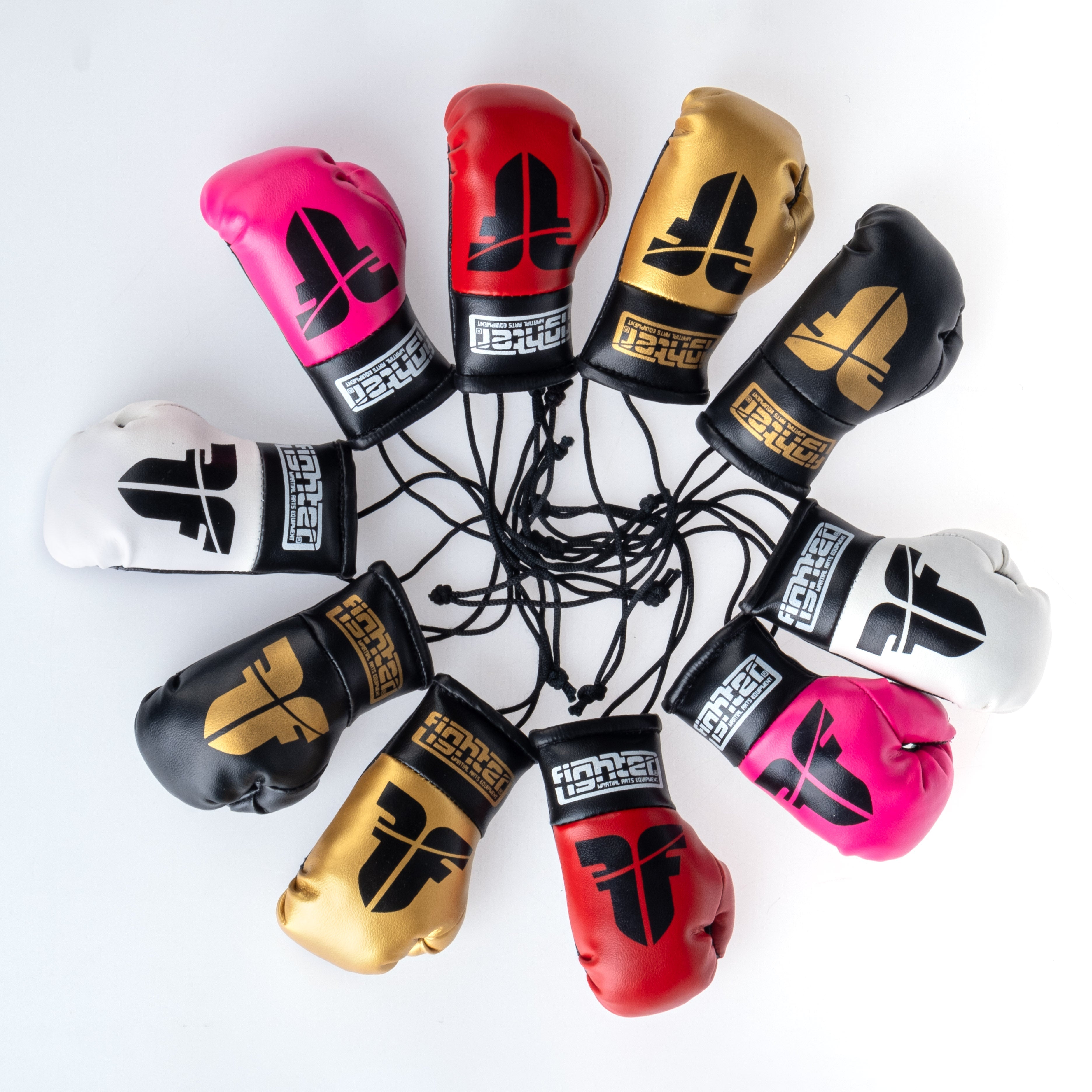 Fighter Mini Boxing Gloves - red