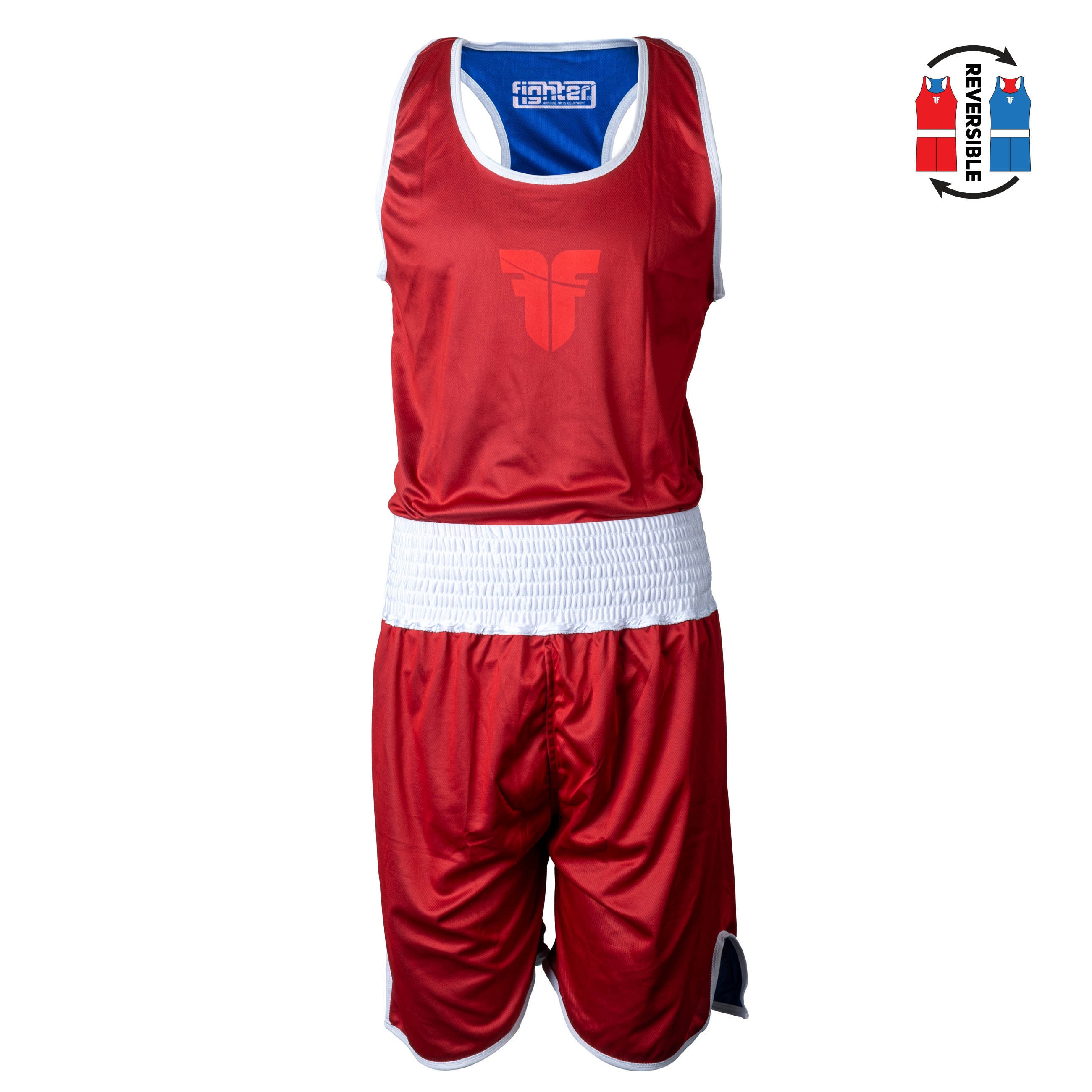 Fighter Double Sided Boxing Jersey, red/blue, RBSF-0304