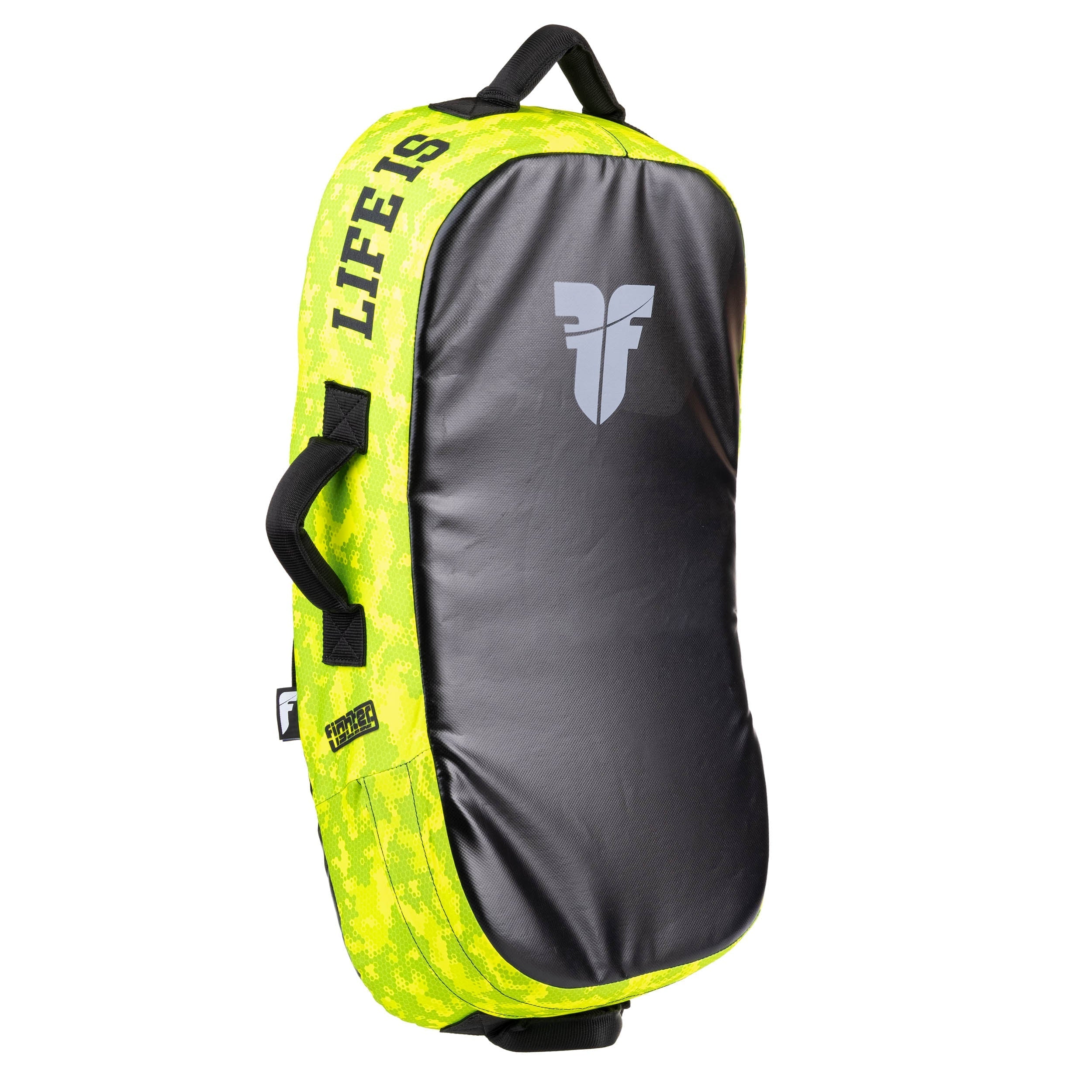 Fighter Kicking Shield - MULTI GRIP - Life is a Fight - Neon Camo, FFKSH-37
