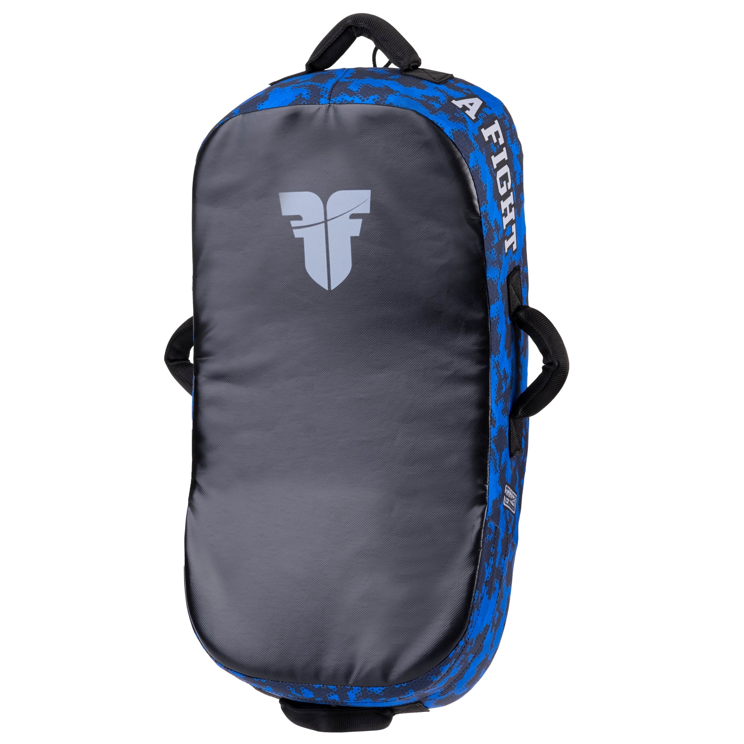 Fighter Kicking Shield - MULTI GRIP - Life is a Fight - Blue Camo, FKSH-28