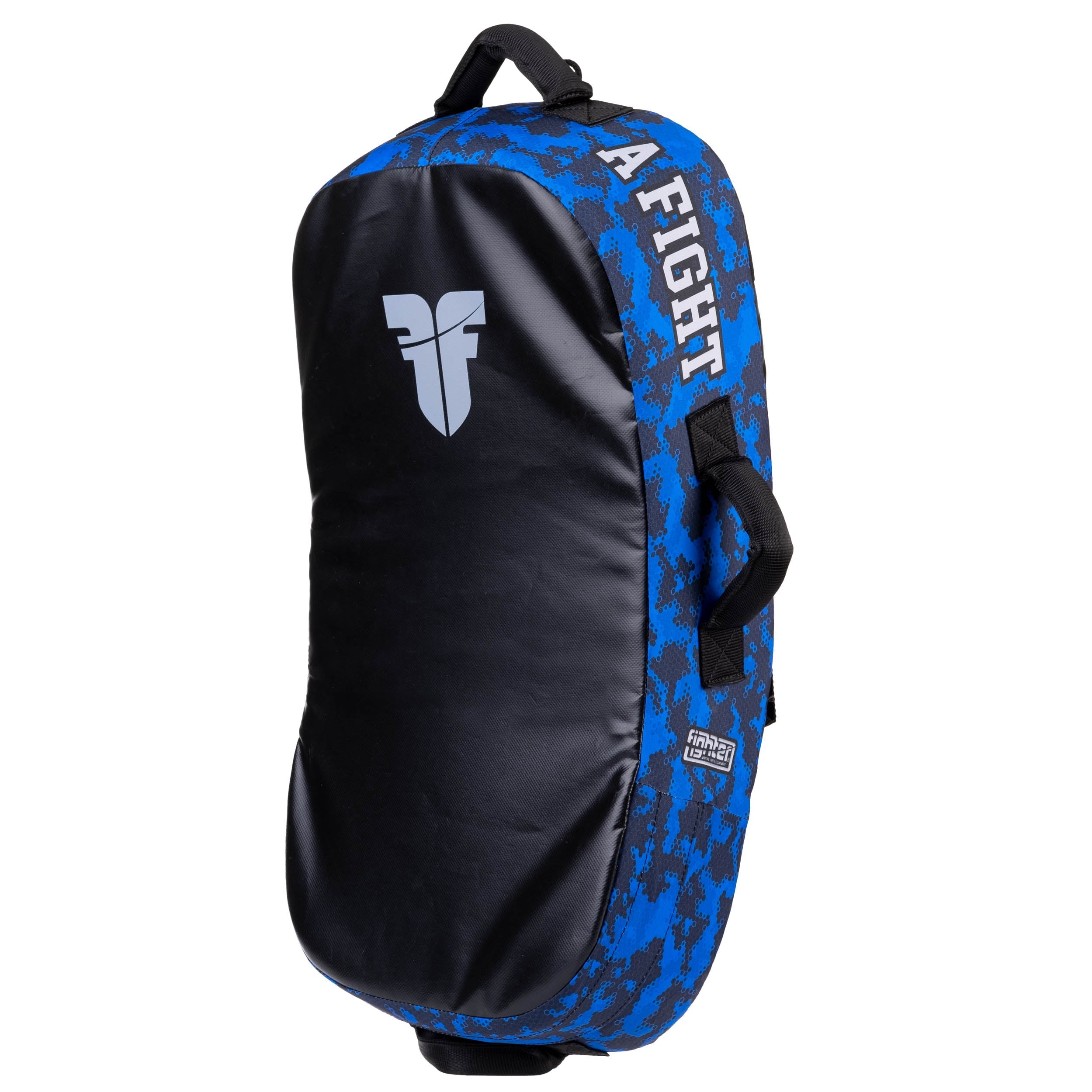 Fighter Kicking Shield - MULTI GRIP - Life is a Fight - Blue Camo, FKSH-28