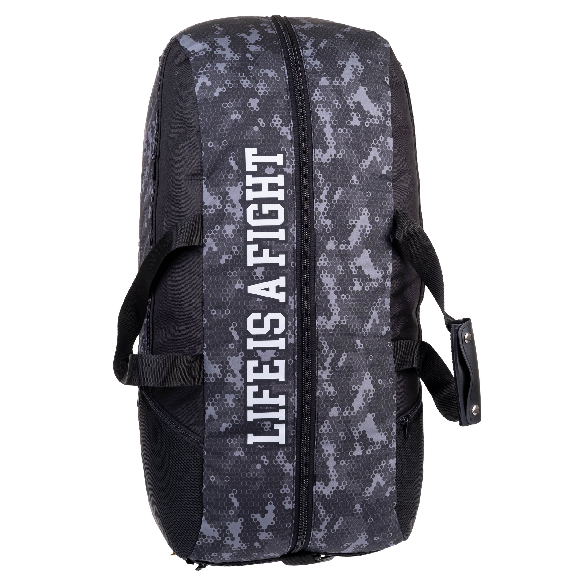 BOLSA DEPORTE gimnasio y entrenamiento gris CUSTOM FIGHTER