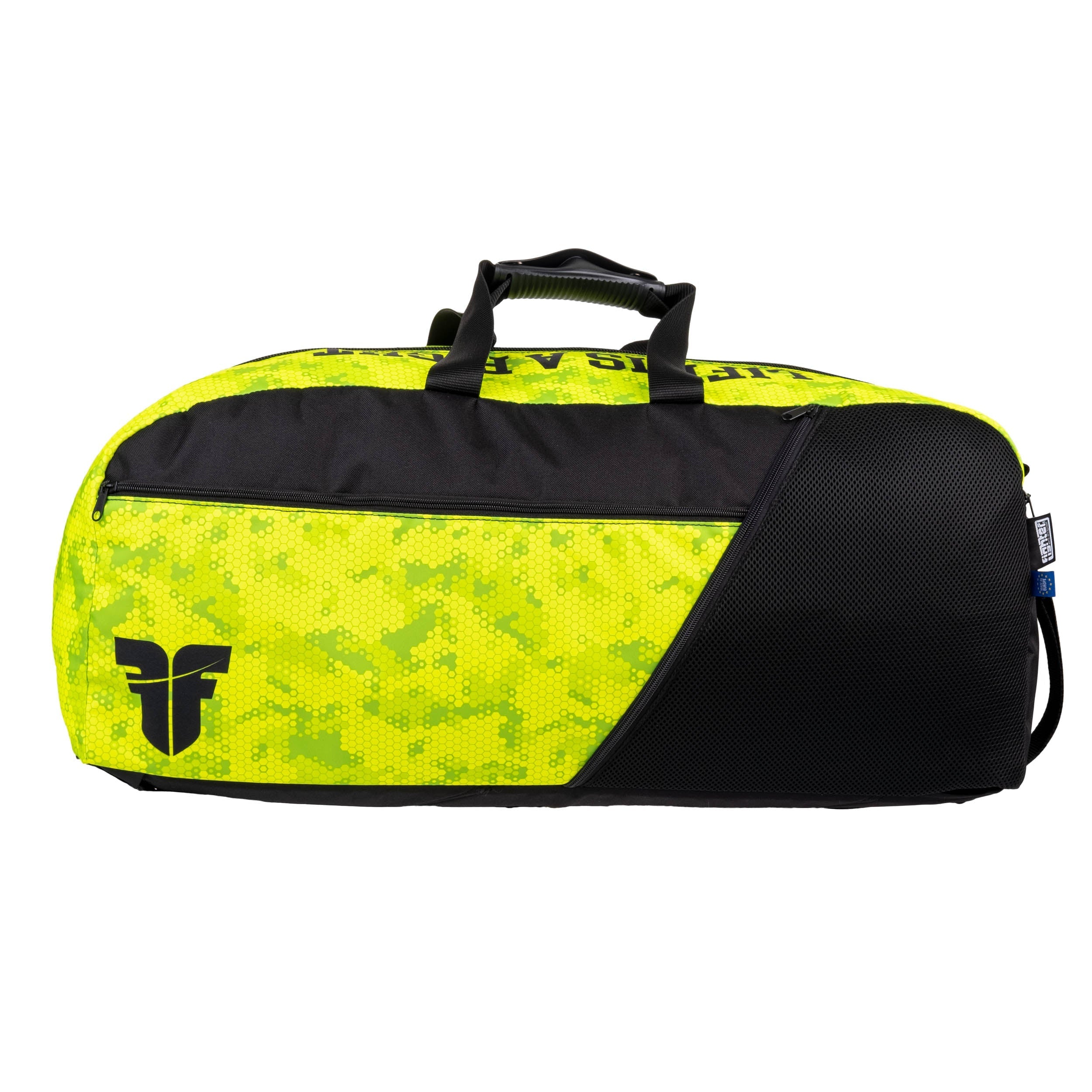 Fighter Sports Bag/Backpack - neon yellow honeycomb