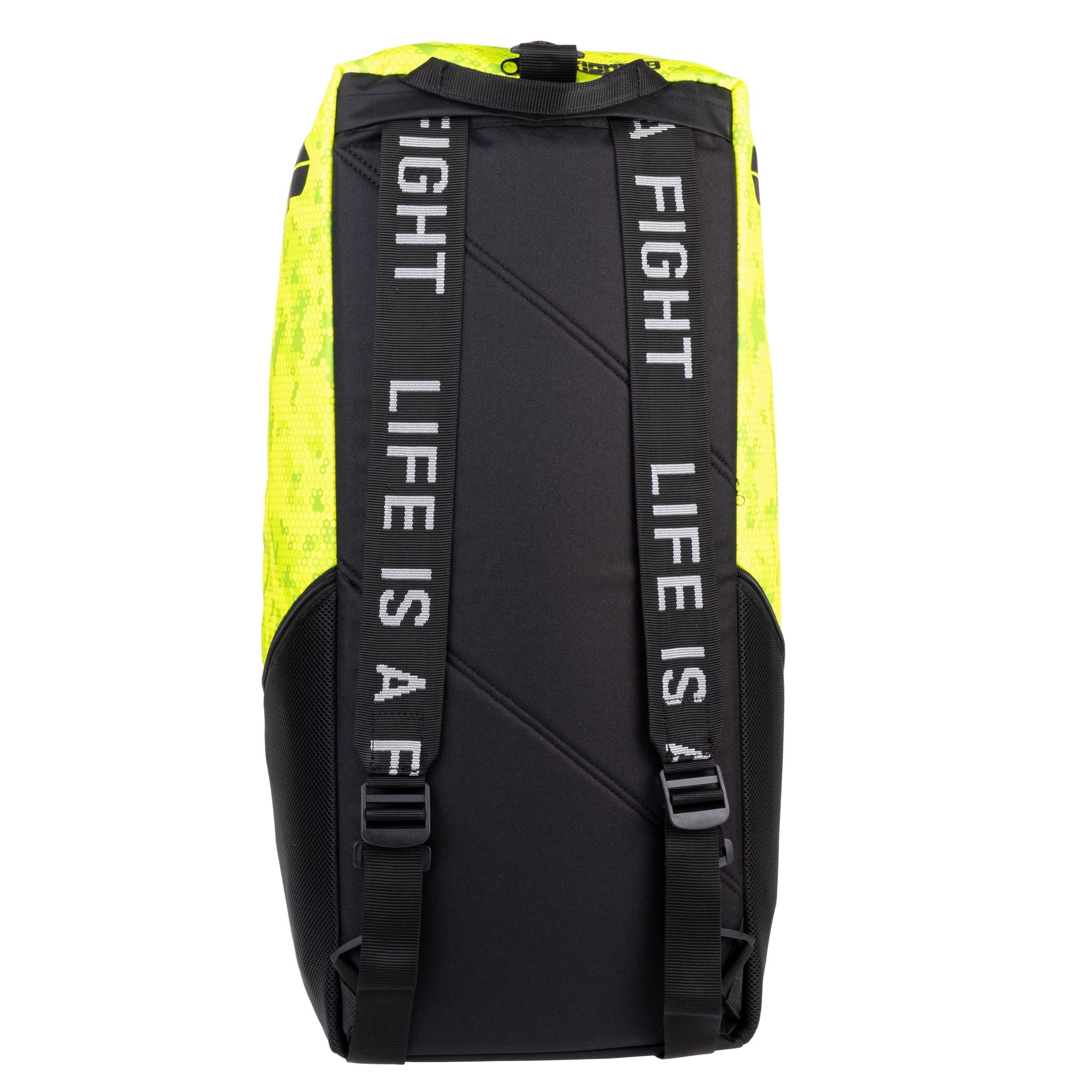 Fighter Sports Bag/Backpack - neon yellow honeycomb