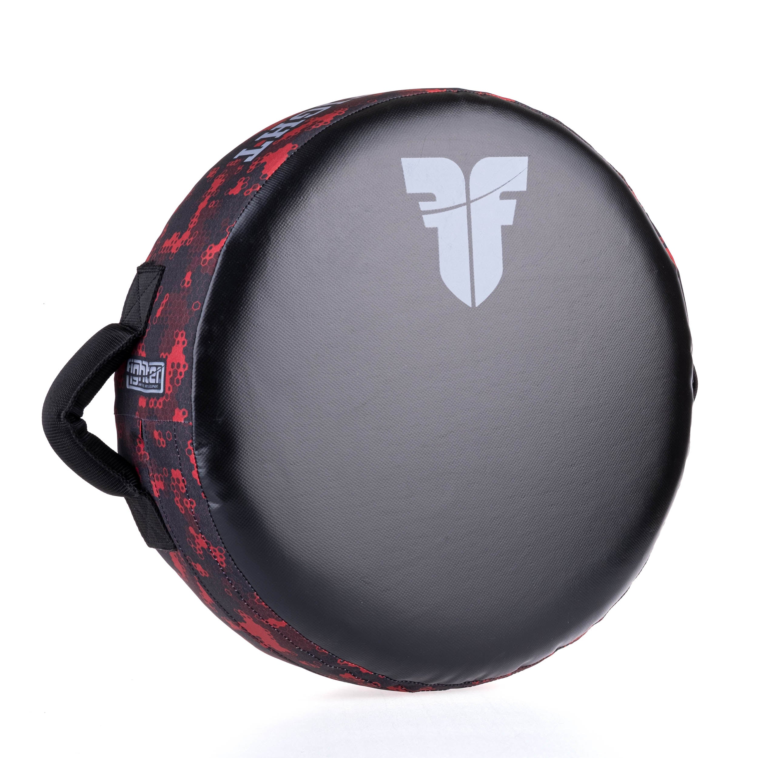 Fighter Round Shield - Life Is A Fight - red camo, FKSH-32