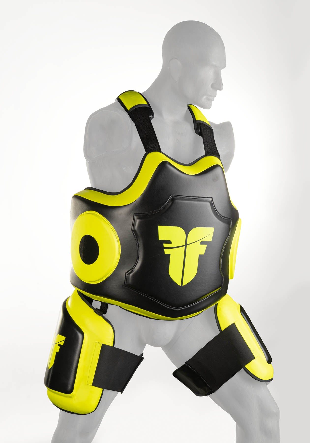 Fighter Thigh Pads - black/yellow