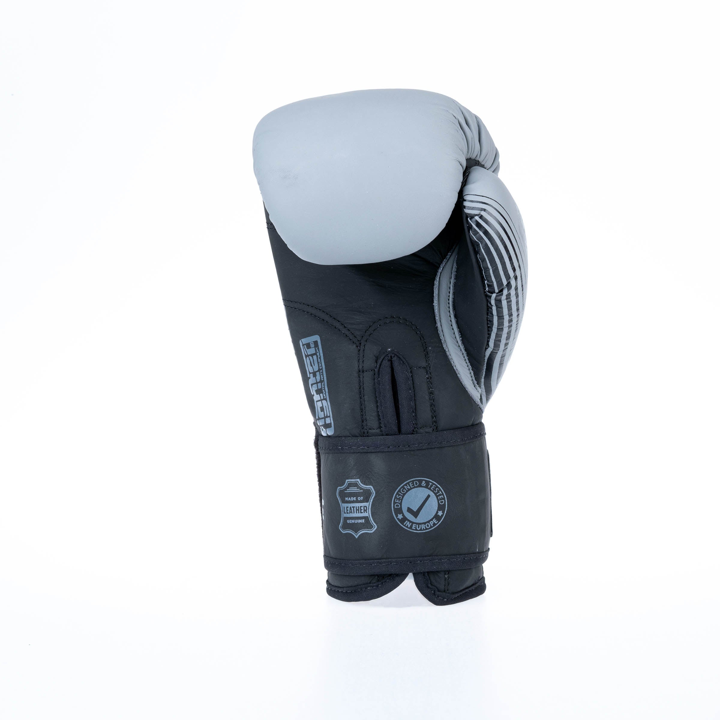 Fighter Boxing Gloves SPLIT Stripes - gray/black