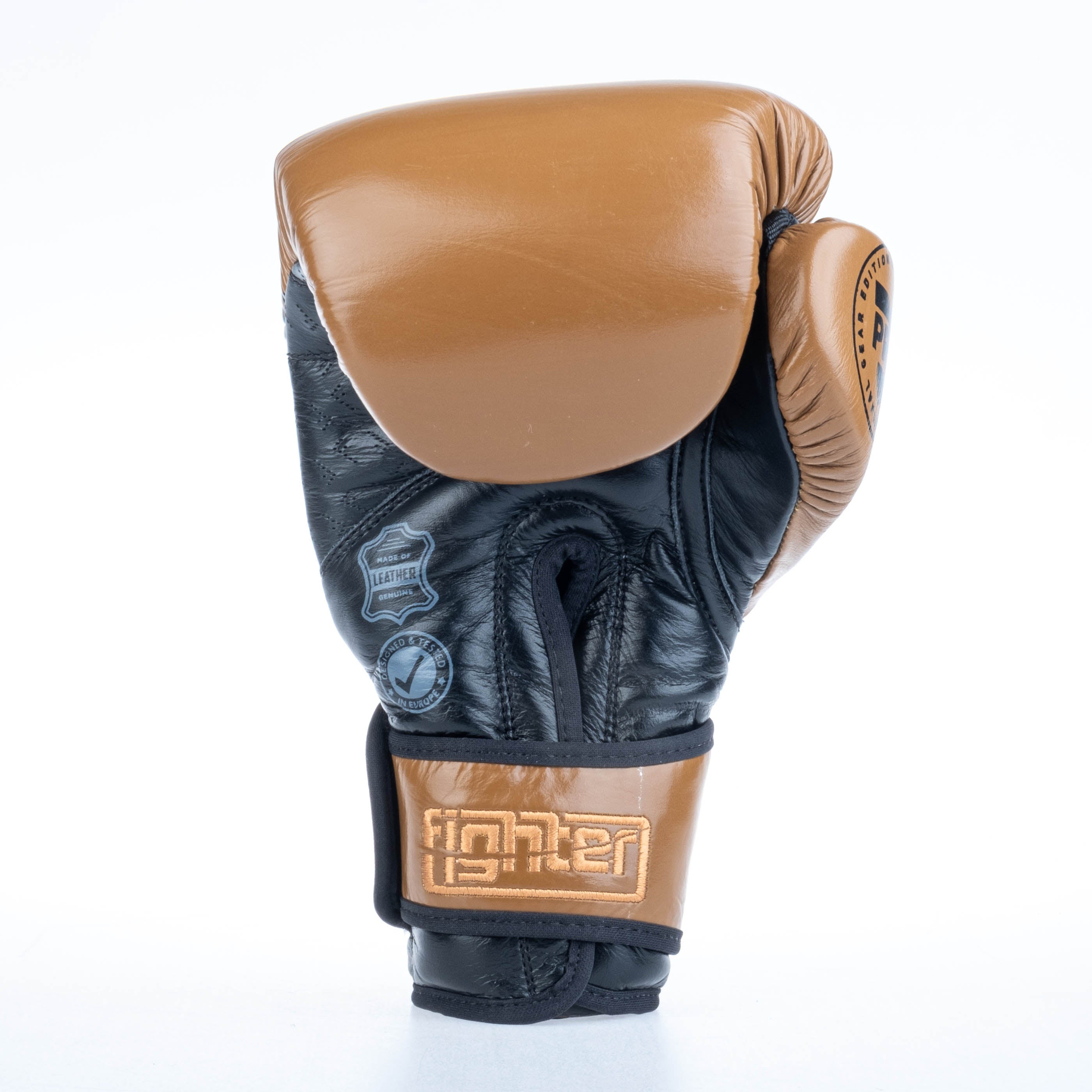 Fighter Boxing Gloves Pro - brown, FBG-PRO-003