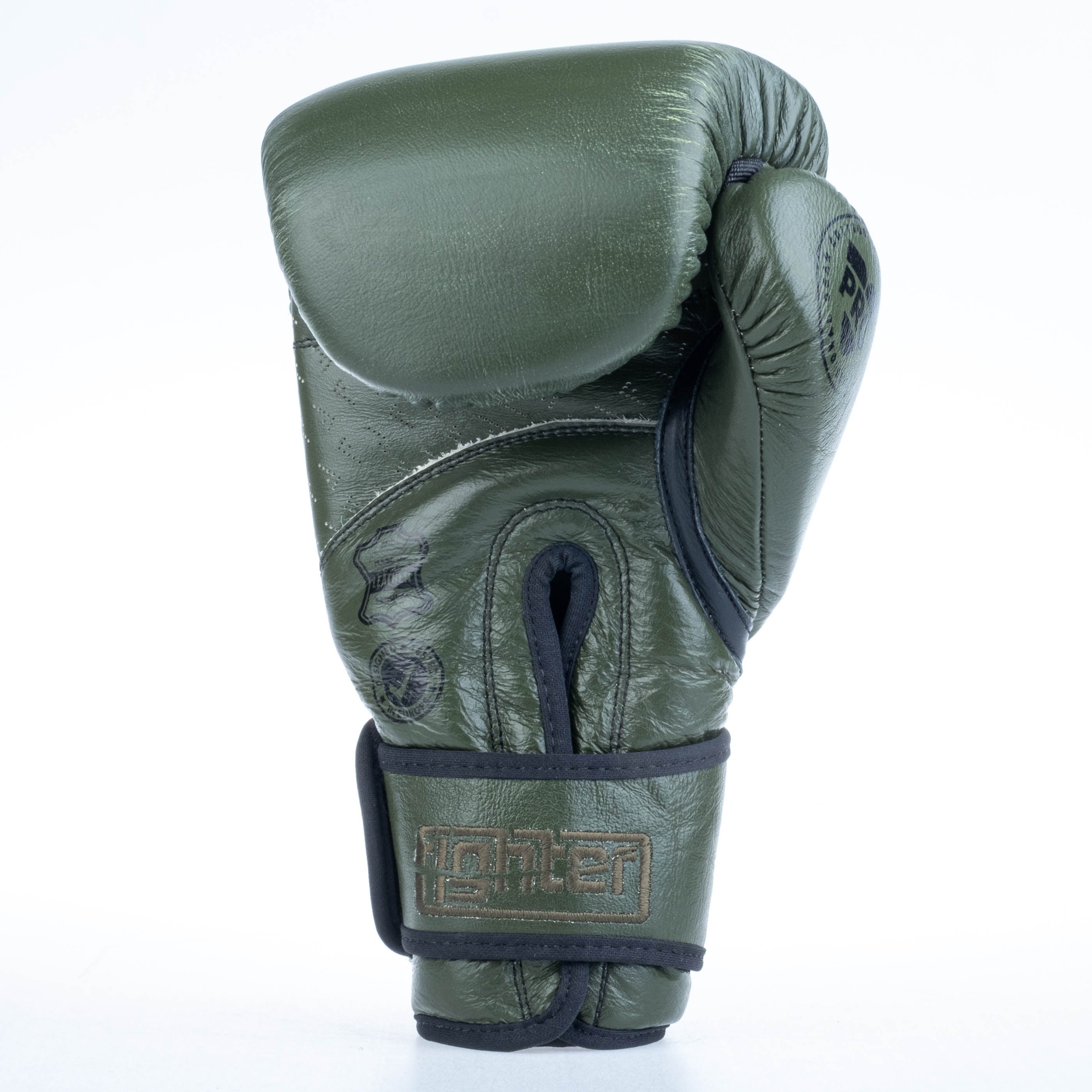 Fighter Boxing Gloves Pro - khaki, FBG-PRO-004