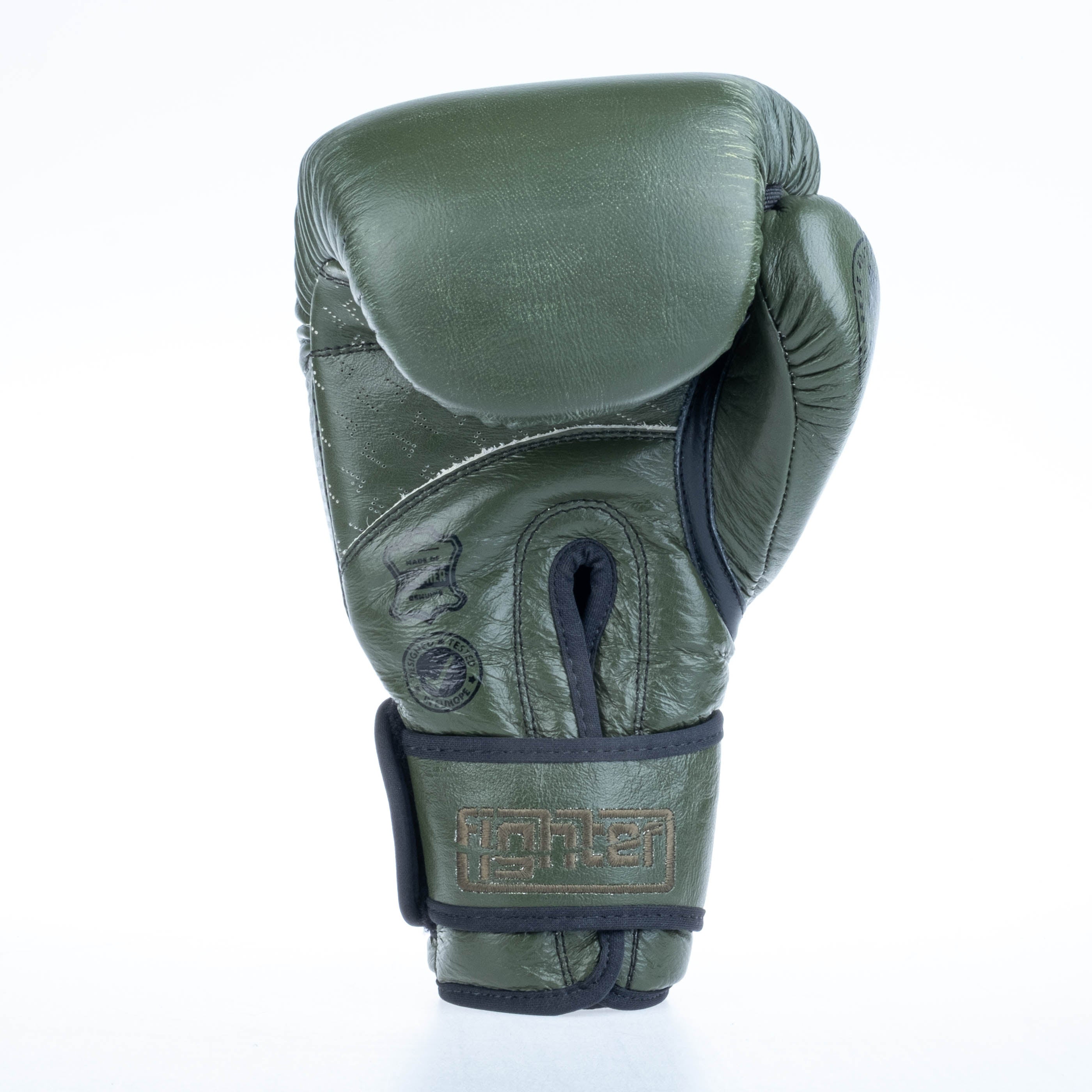 Fighter Boxing Gloves Pro - khaki, FBG-PRO-004