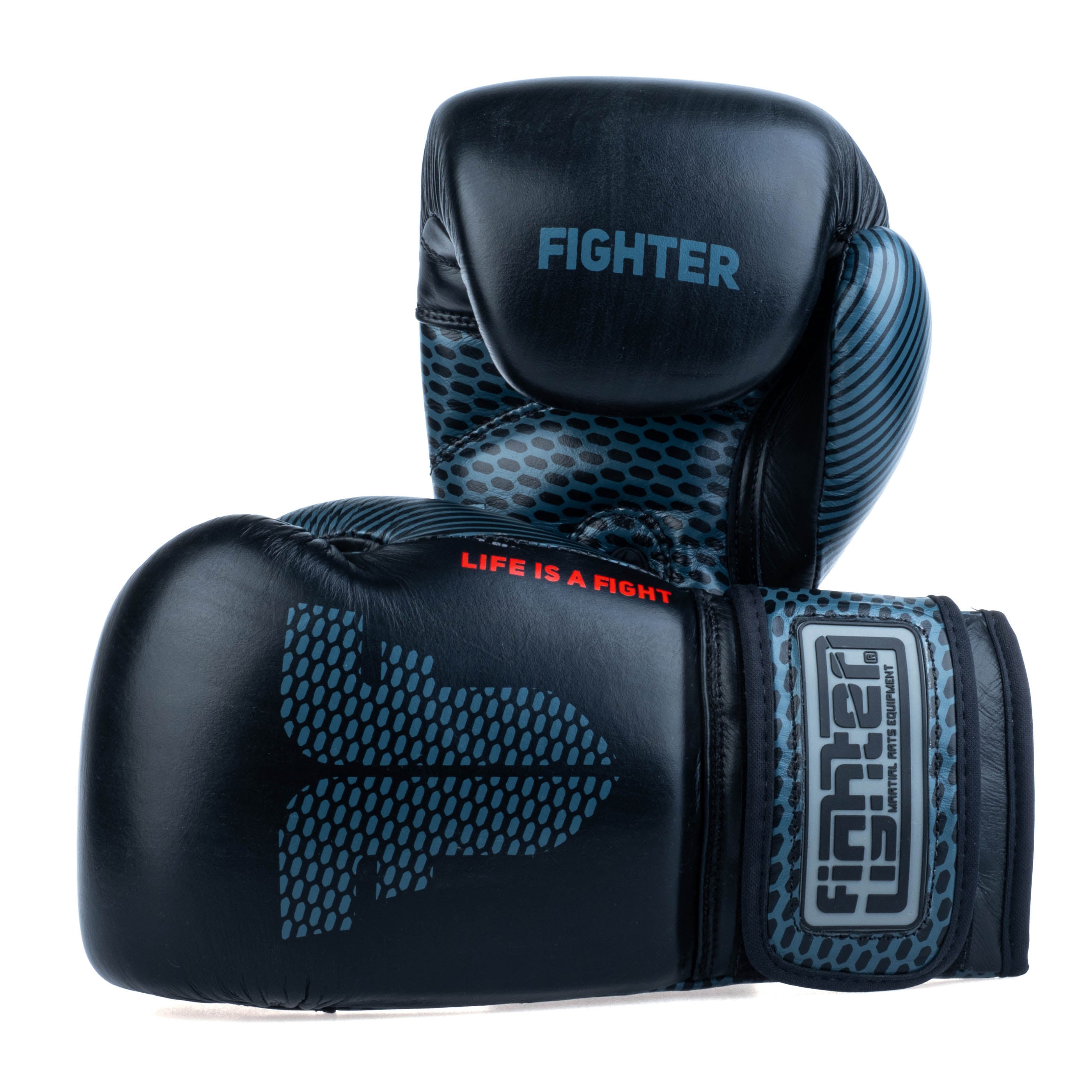 Fighter Boxing Gloves Training - black, FBG-TRN-002