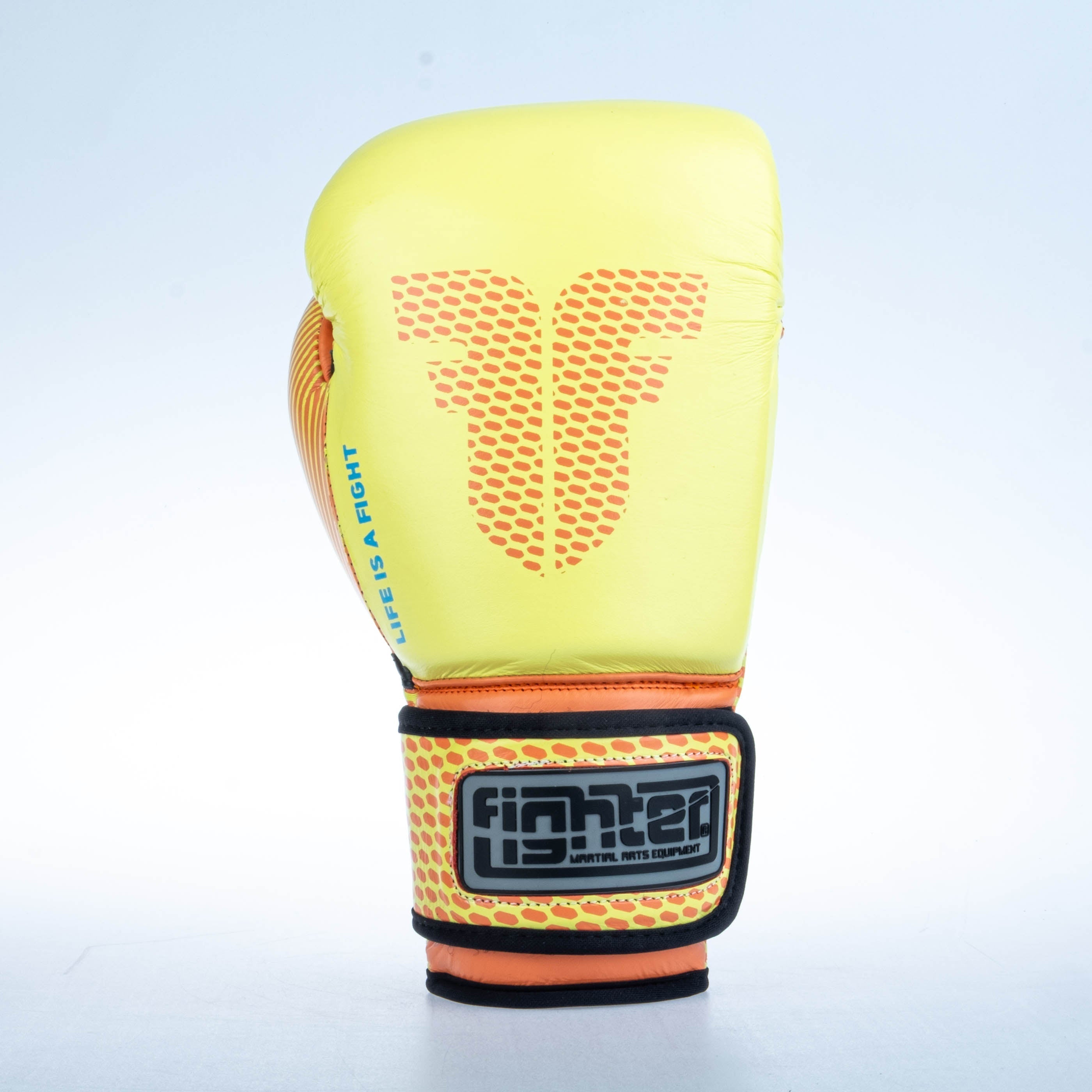 Fighter Boxing Gloves Training - yellow/orange, FBG-TRN-004