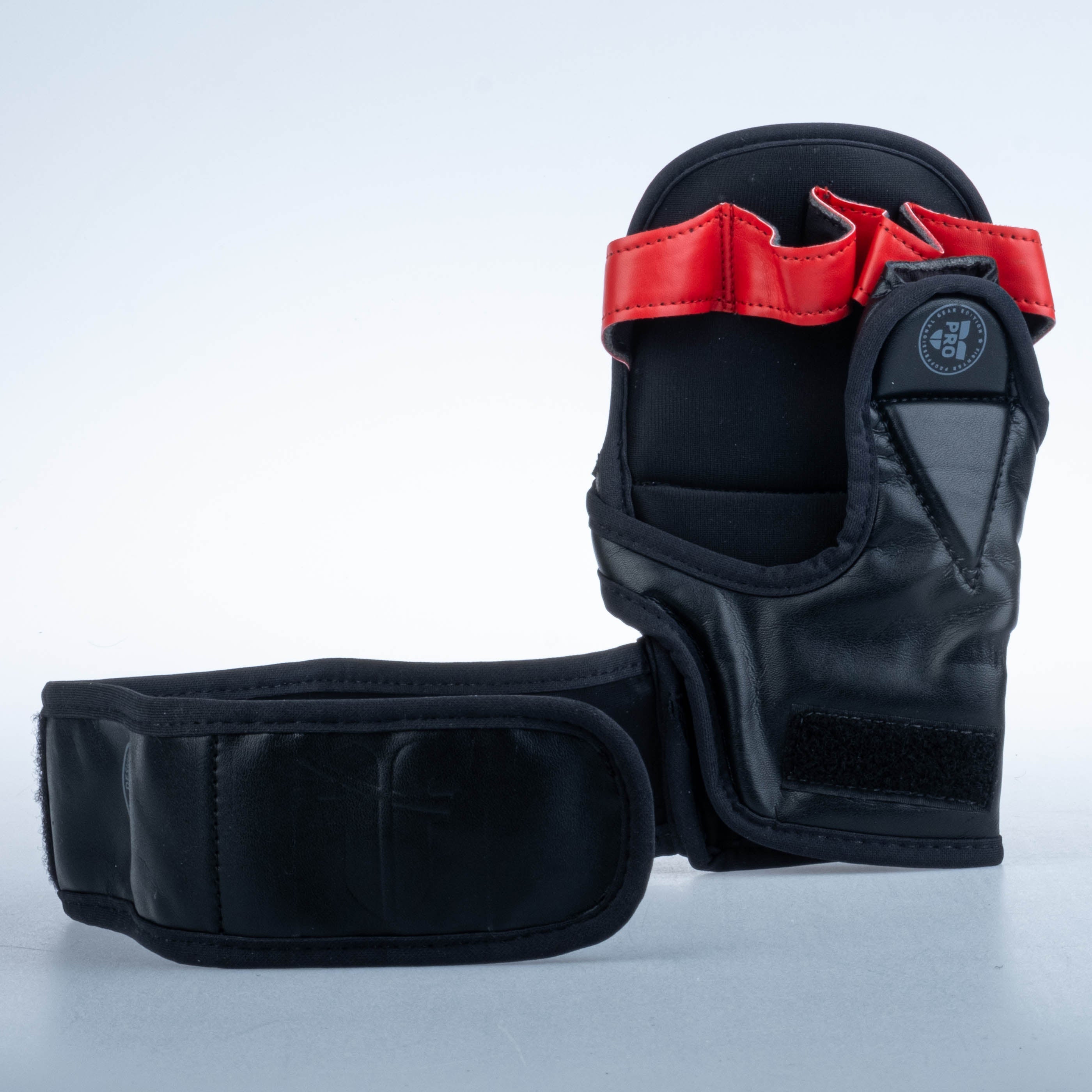 Fighter MMA Gloves Pro PU - black, FMG-PRO-001