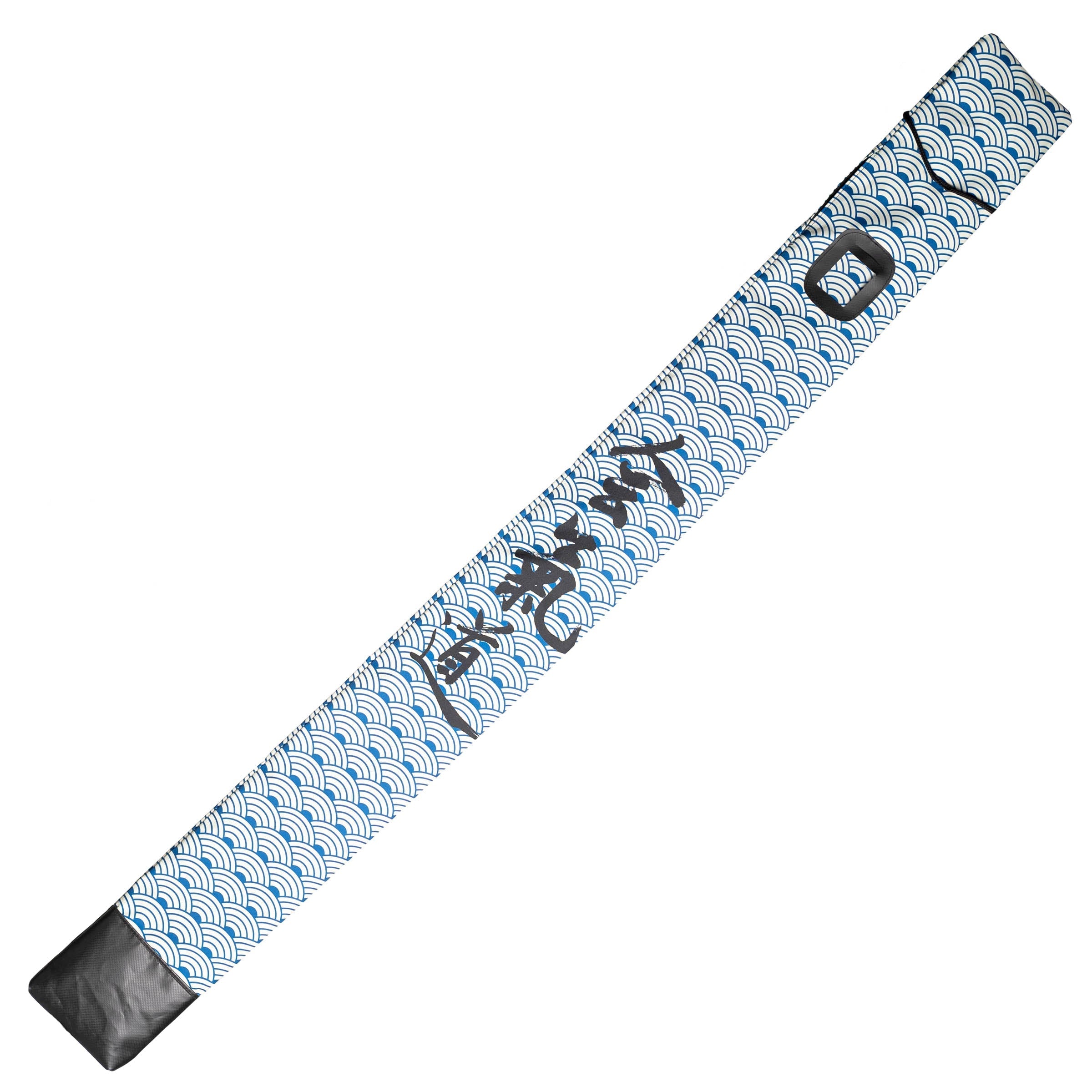 Satori sleeve for Shinai, Bokken & Jo - Kanji blue, FOZS-02