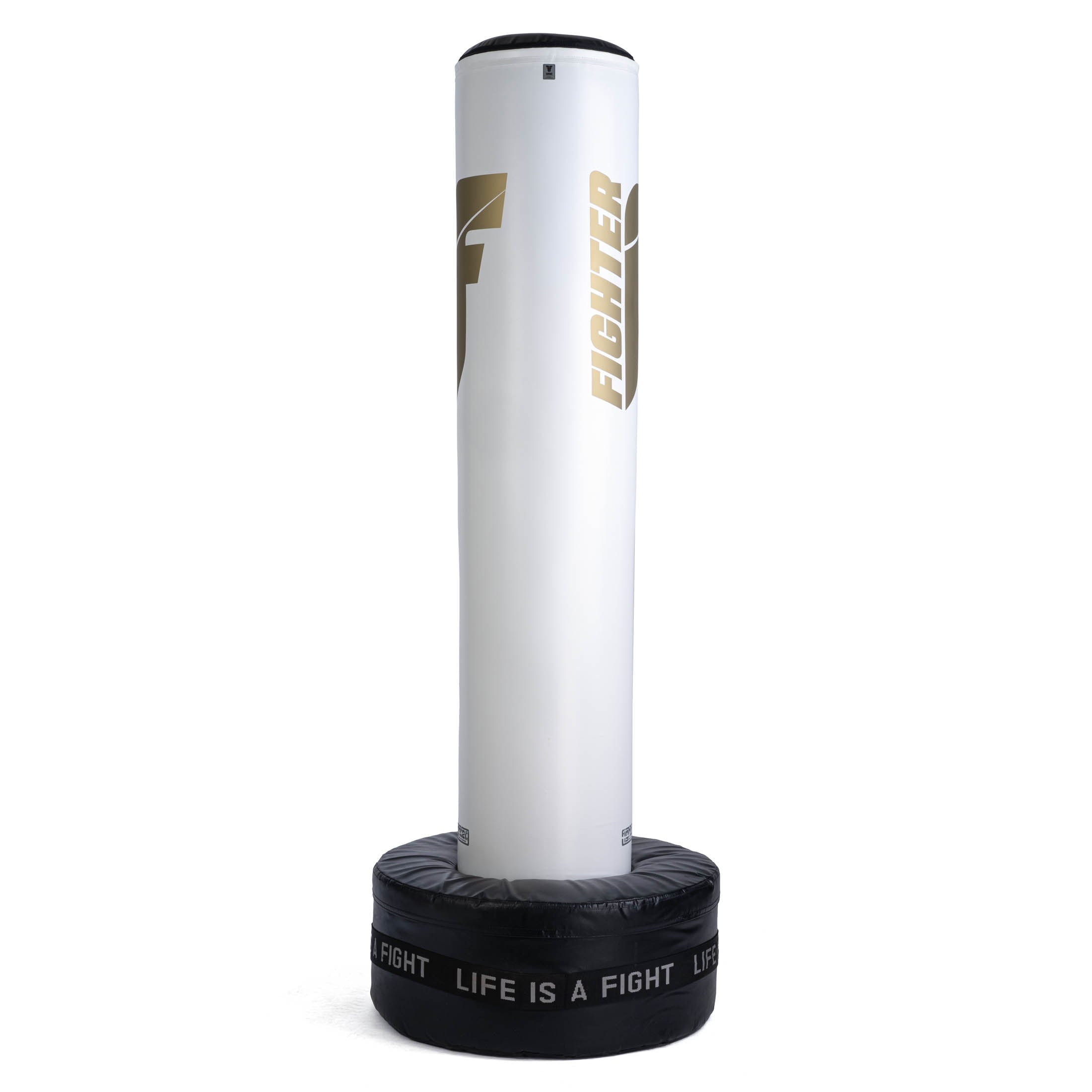 Fighter Free-Standing Boxing Bag Classic - white/gold