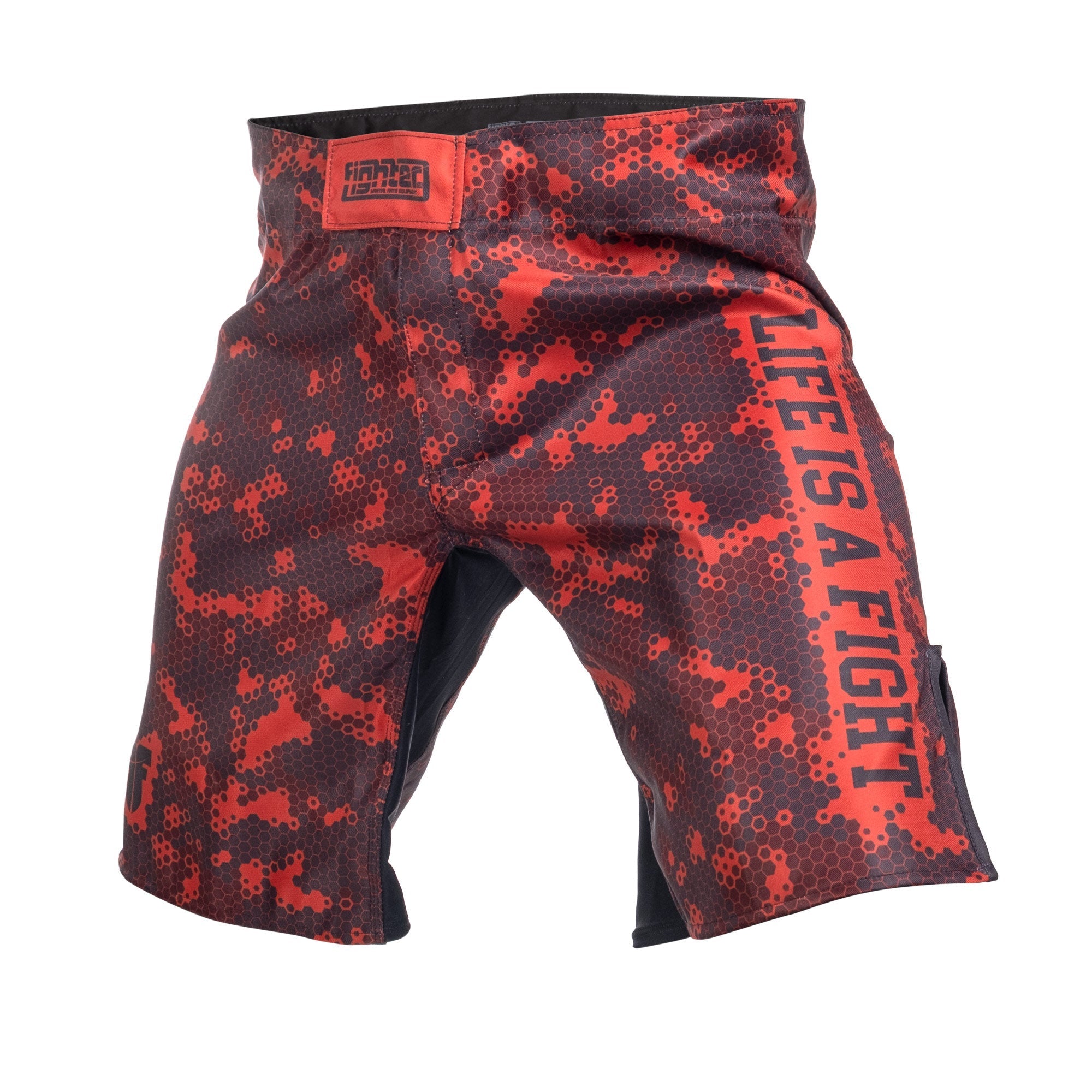 FIGHTERS - Pantalones Muay Thai / Elite Muay Thai / Negro-Azul / Medium