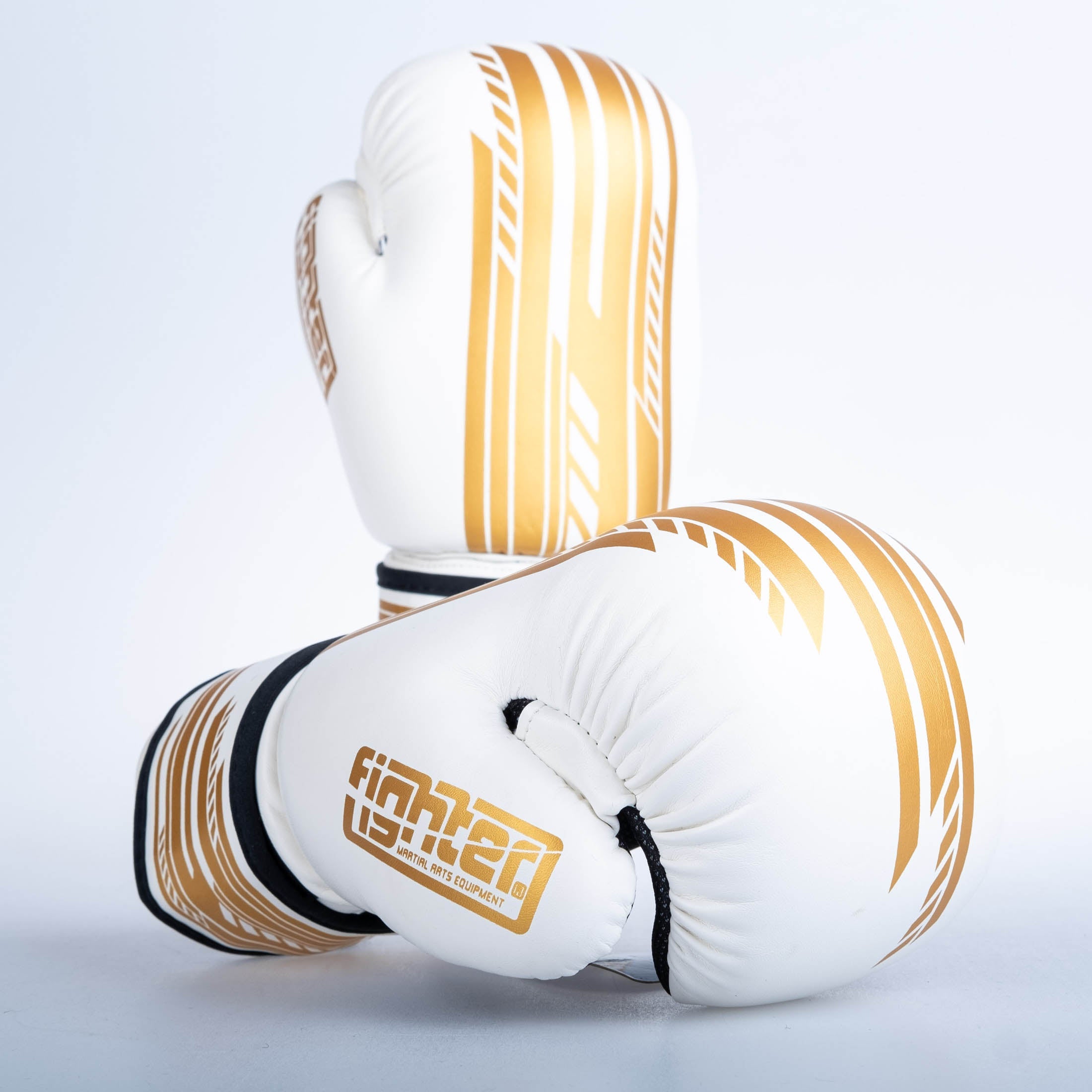 Fighter Open Gloves Quick - SGP Edition - white/gold