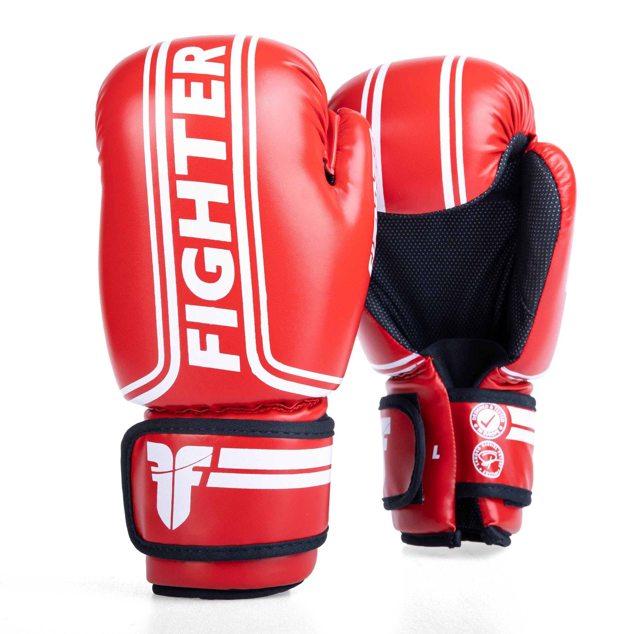 Fighter Open Gloves Stripe - SGP Edition - red