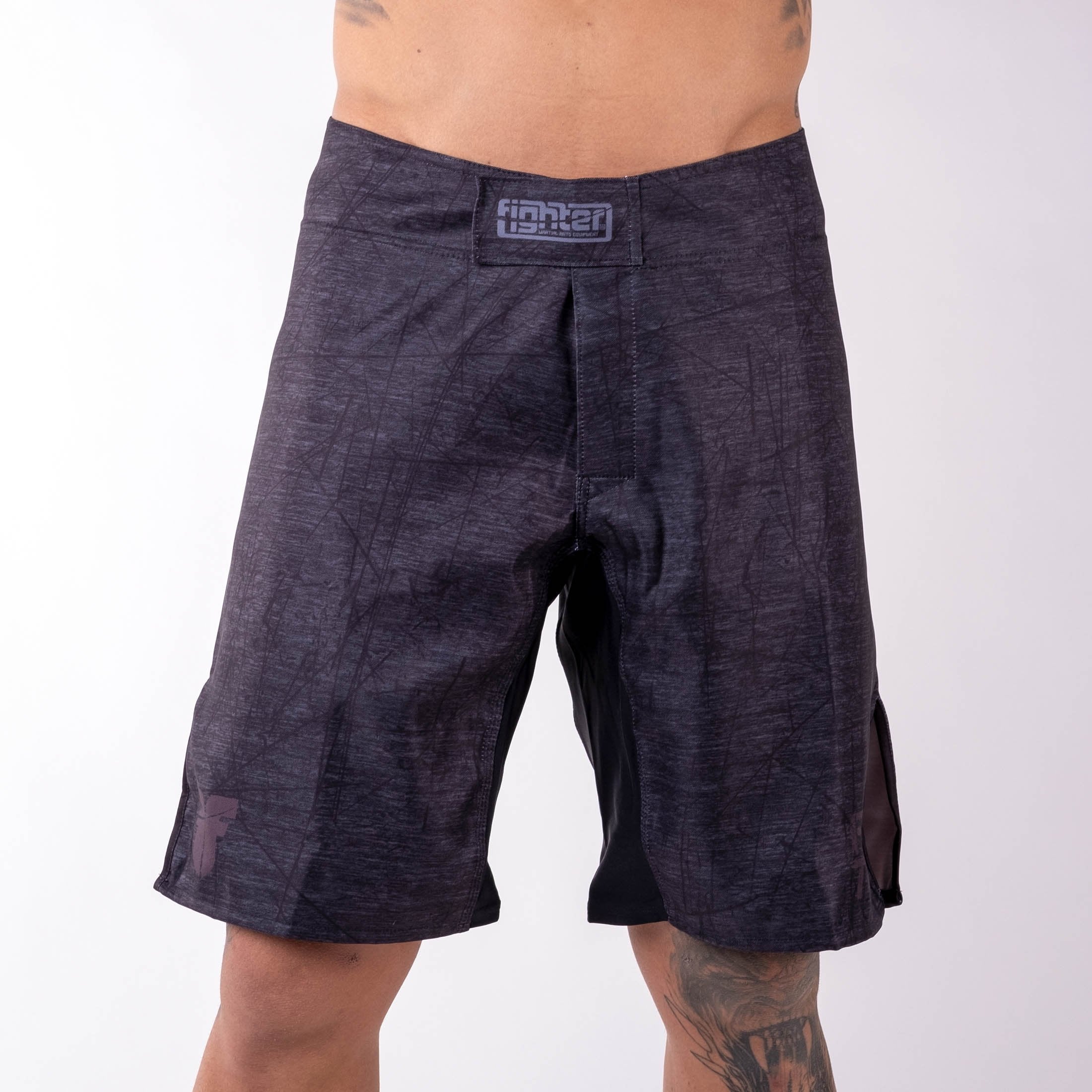 Fighter MMA Shorts - Life is a Fight - gray