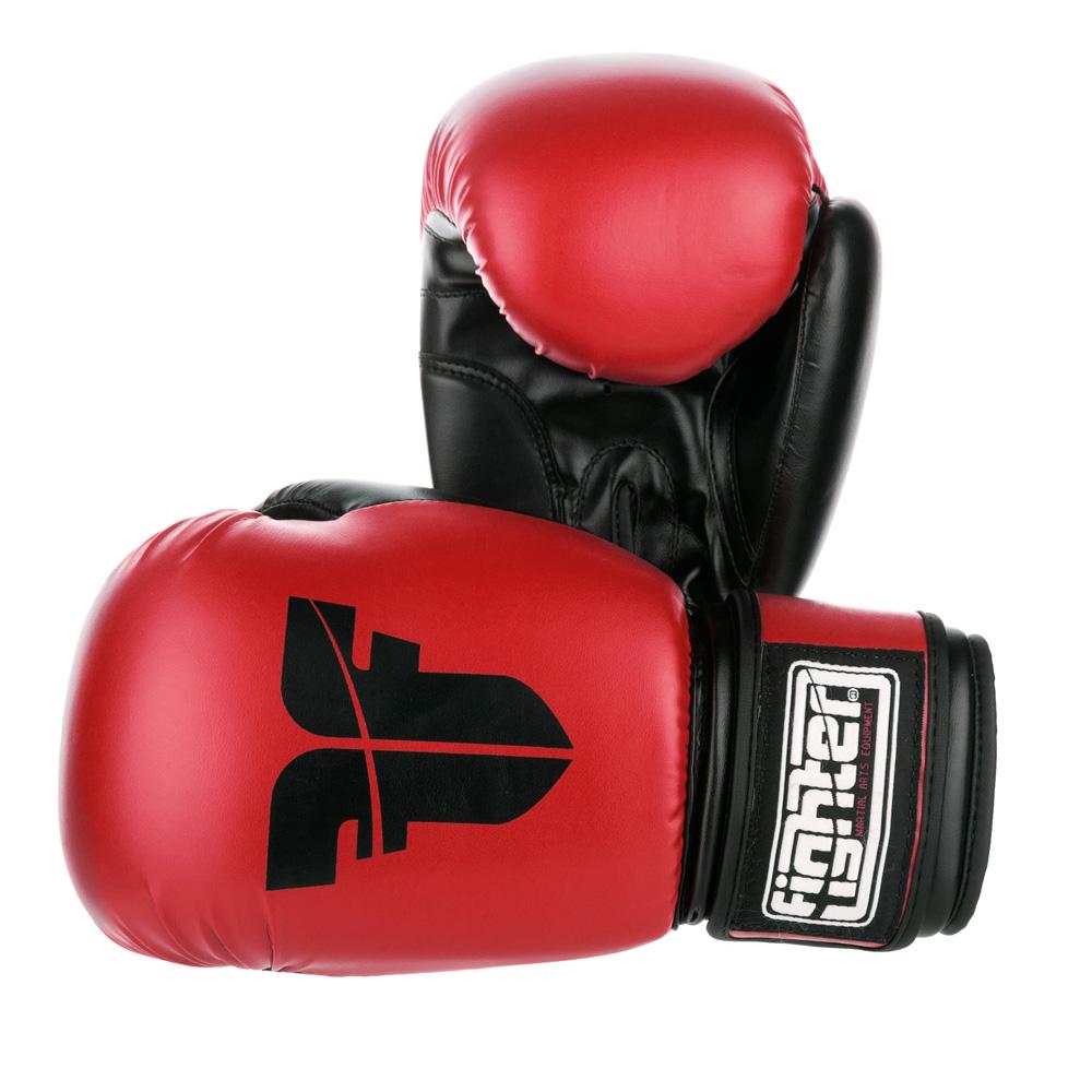 Fighter Basic Handschuhe - rot/schwarz