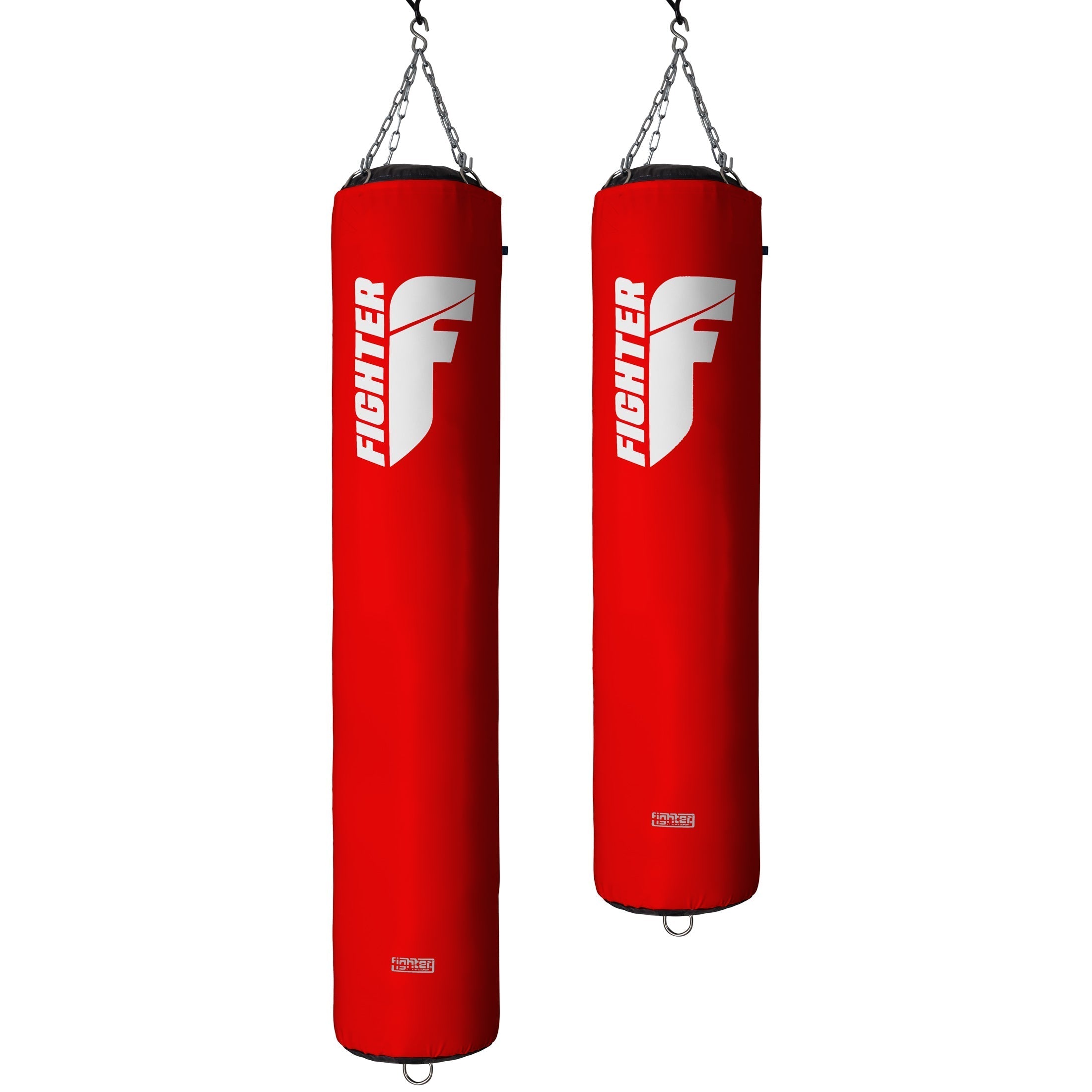 Fighter Boxing Bag Professional; 150cm & 180cm; Diameter 36cm - red/white