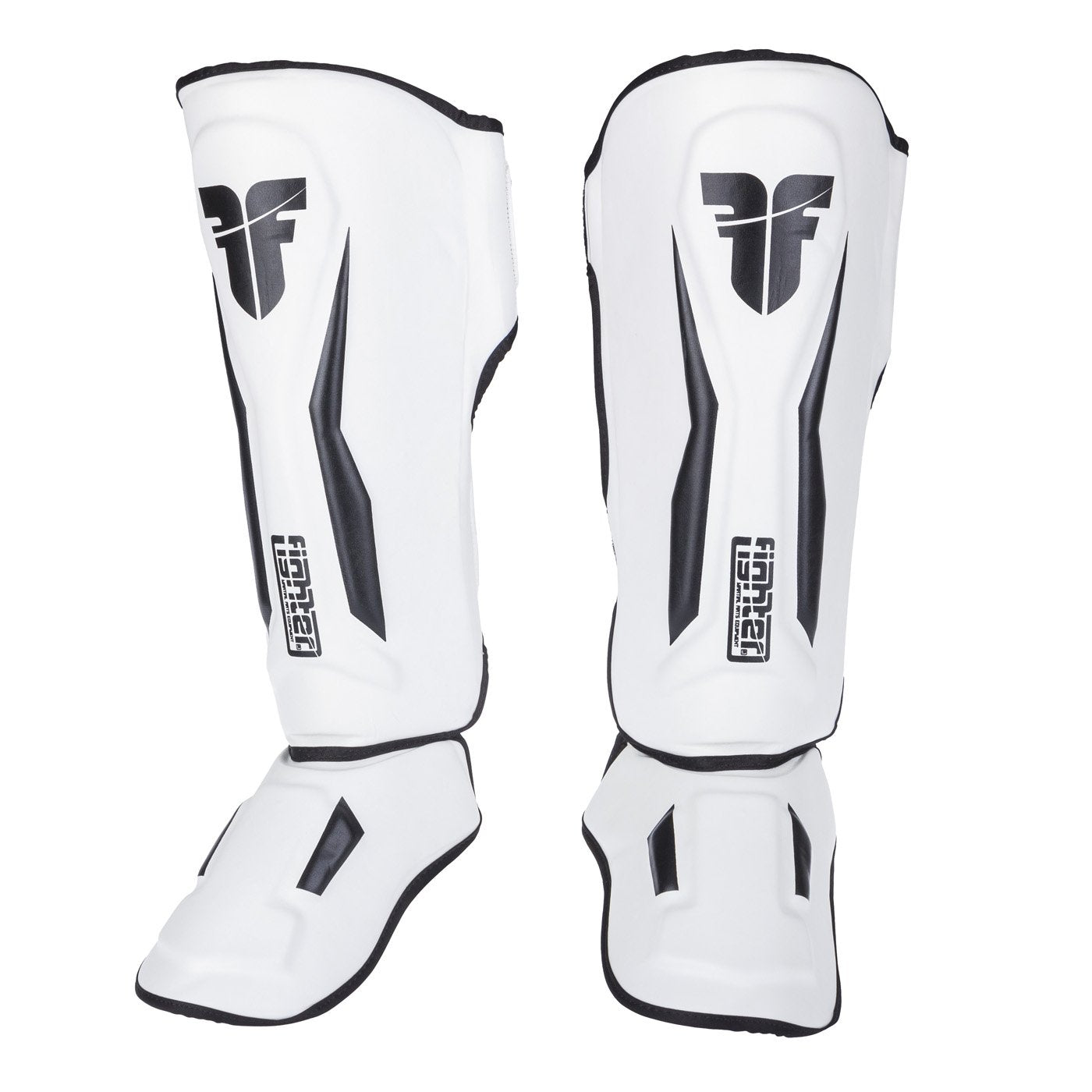 Fighter Shinguards Thai Ergo - white/black