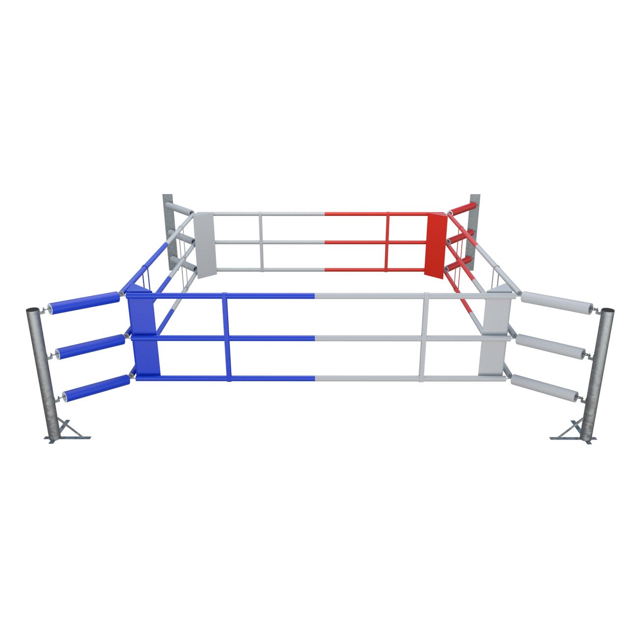 Floor Boxing Ring Fighter Wall II with 3 ropes