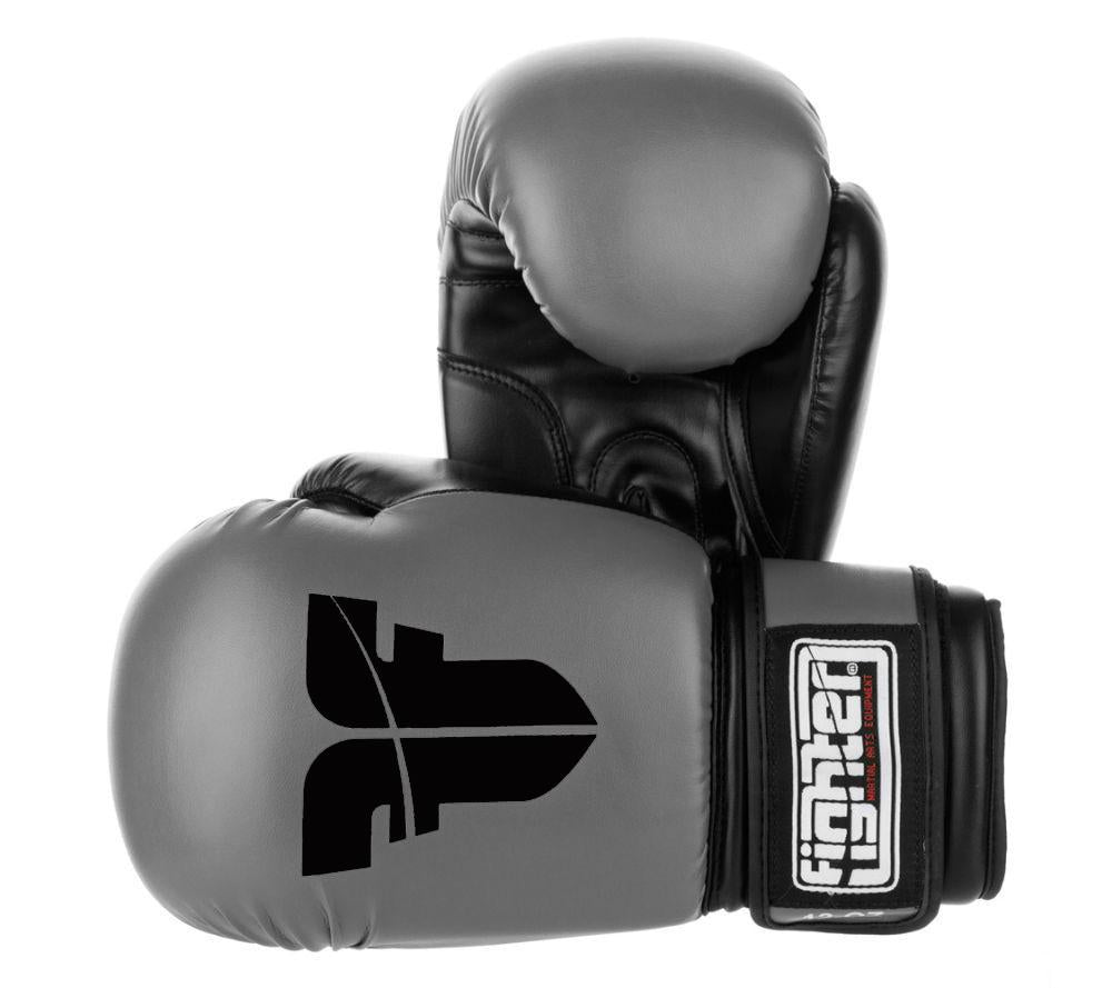Basic Fighter Handschuhe - grau/schwarz