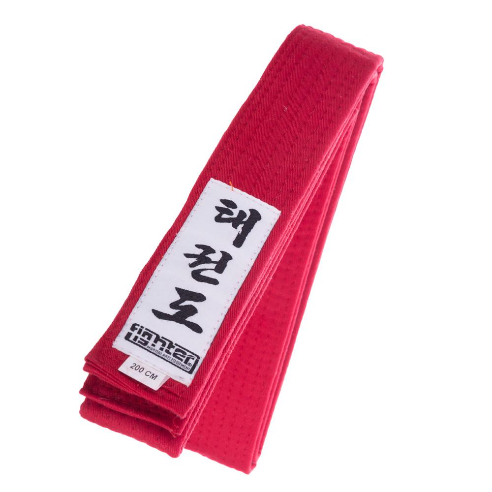 Fighter Taekwondo ITF Belt - red