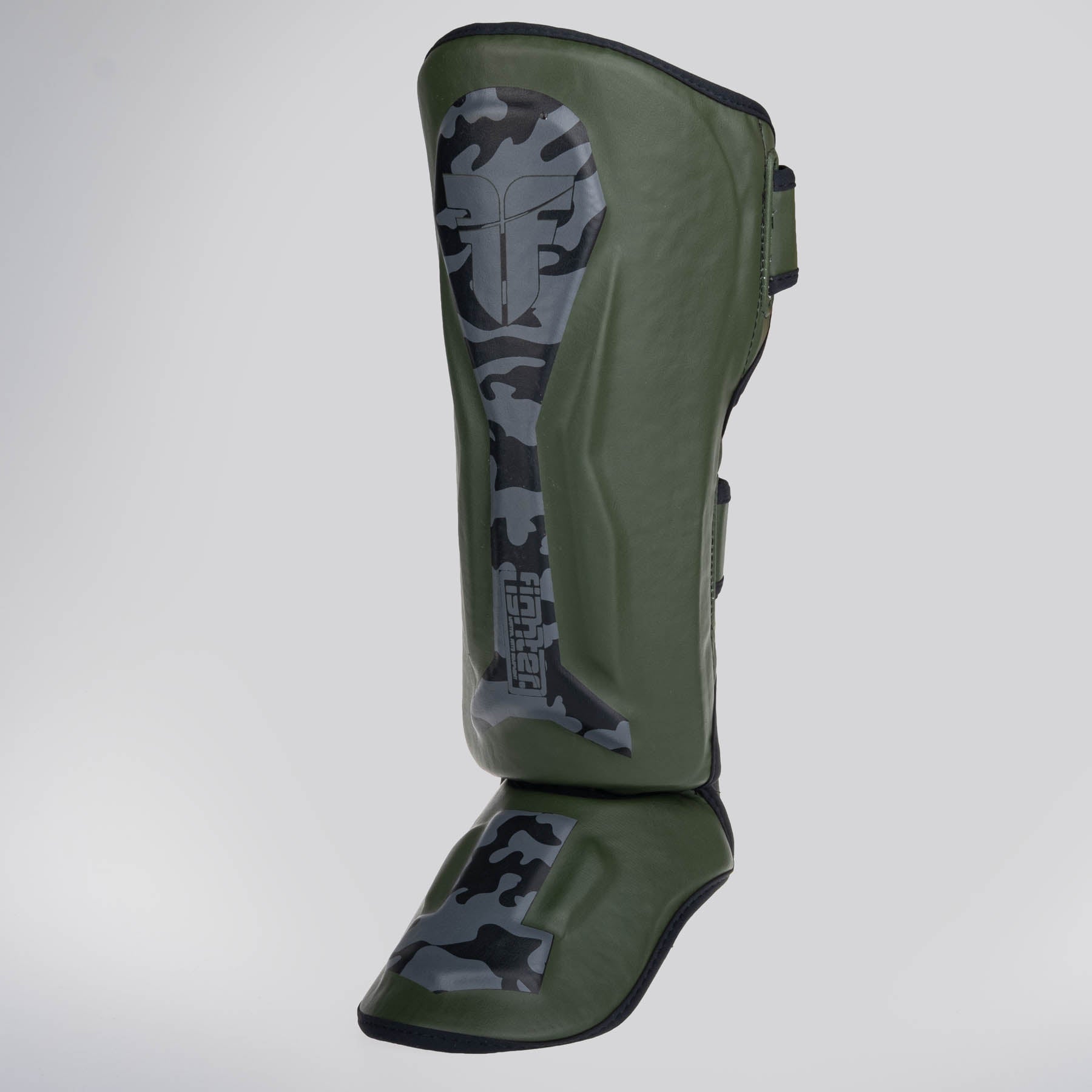 Fighter Shinguards Thai Ergo - khaki/camo